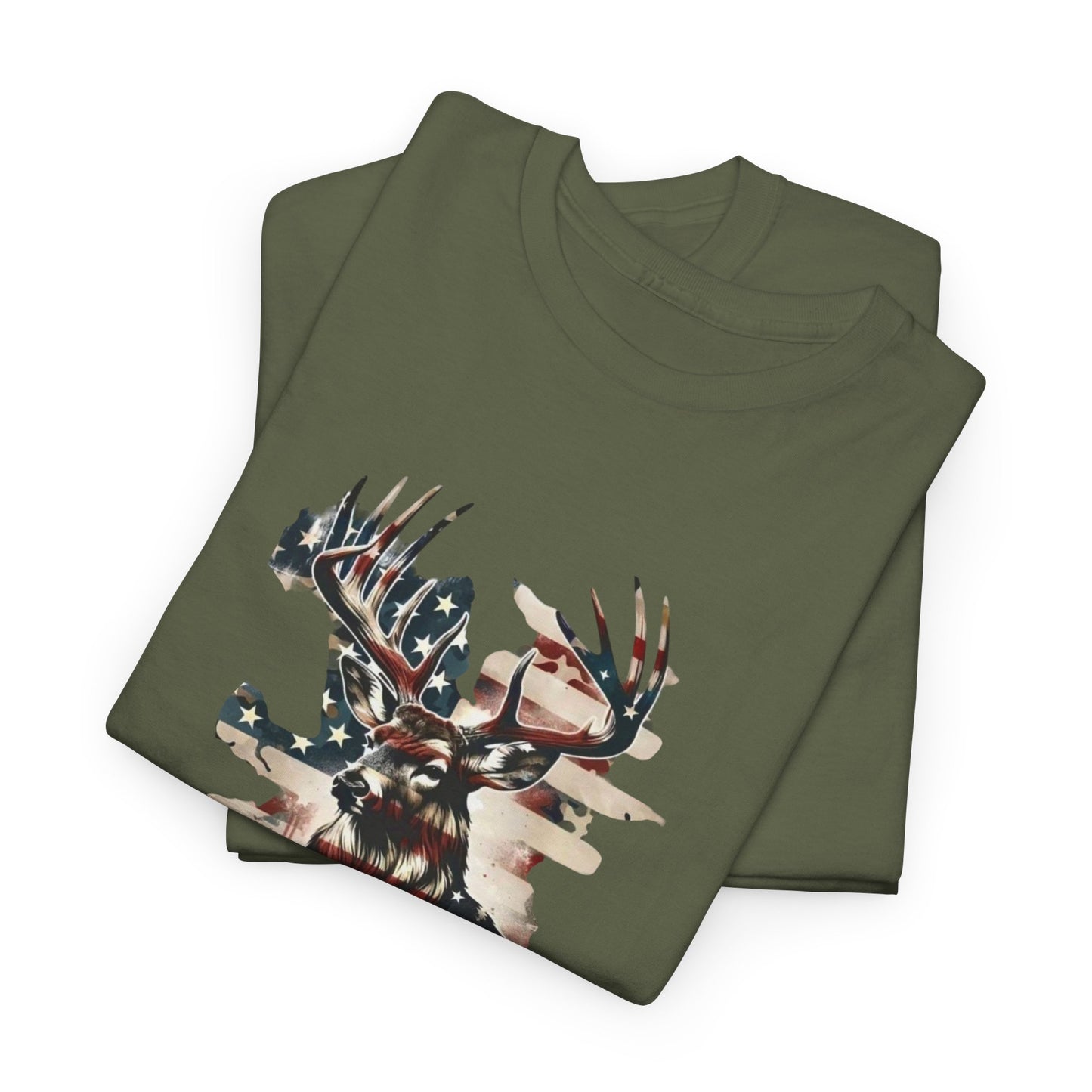 Rustic Patriot Tee: Bold Graphic Cotton Shirt for Nature Lovers, Perfect for Camping, Hunting, and BBQs, Gifts for Outdoorsmen, Memorial