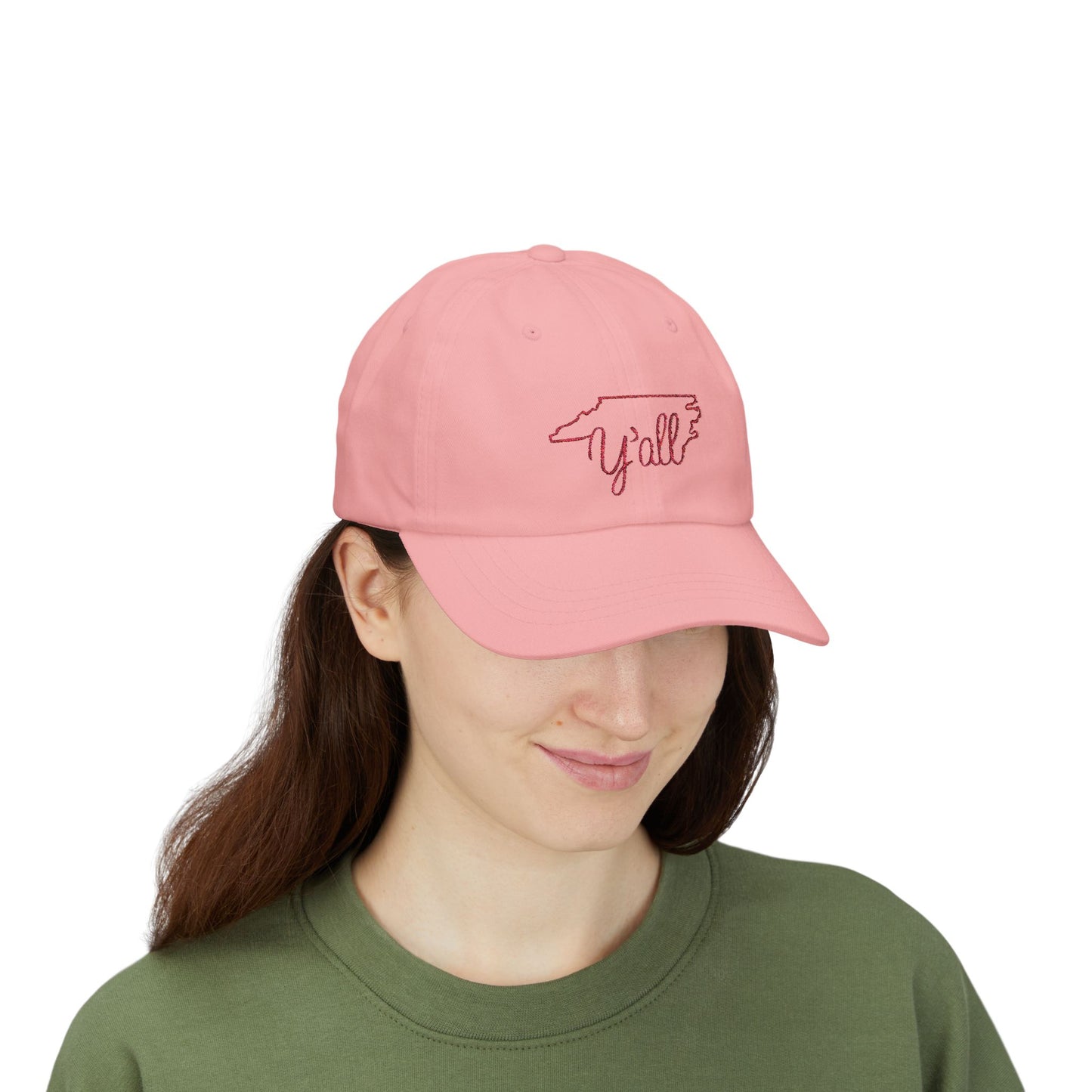Embroidered North Carolina Y'all Classic Dad Cap