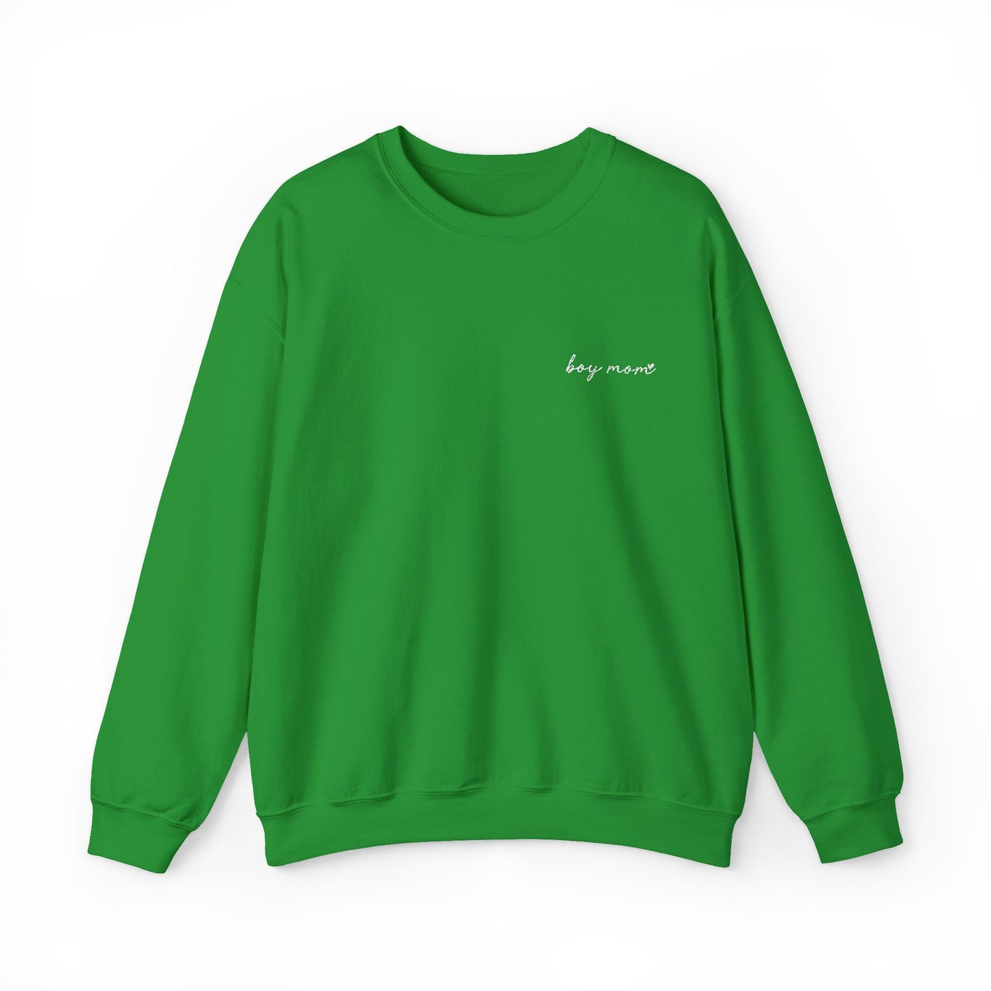 Embroidered Boy Mom Unisex Heavy Blend™ Crewneck Sweatshirt
