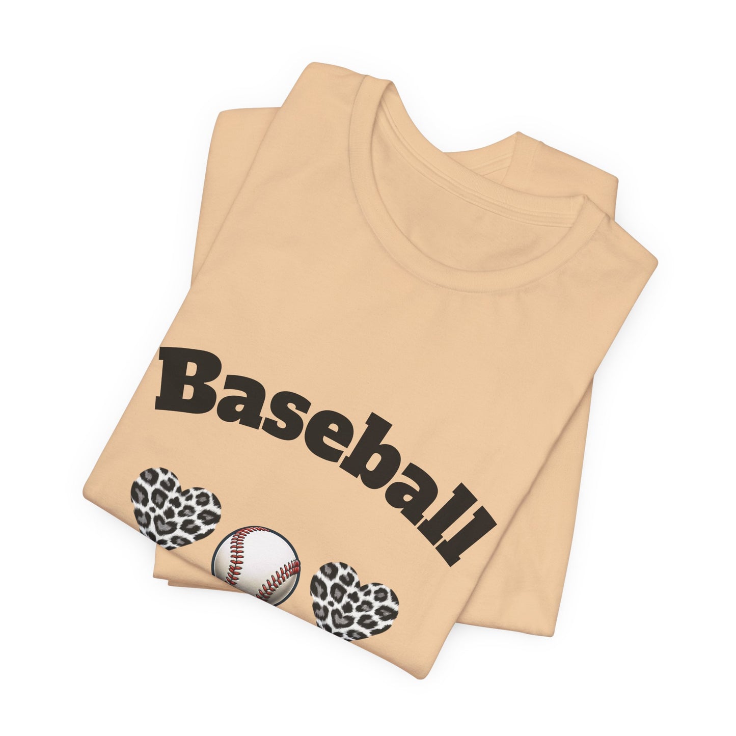 Grandma Baseball Tee with Personalized Name and Jersey Number on the back