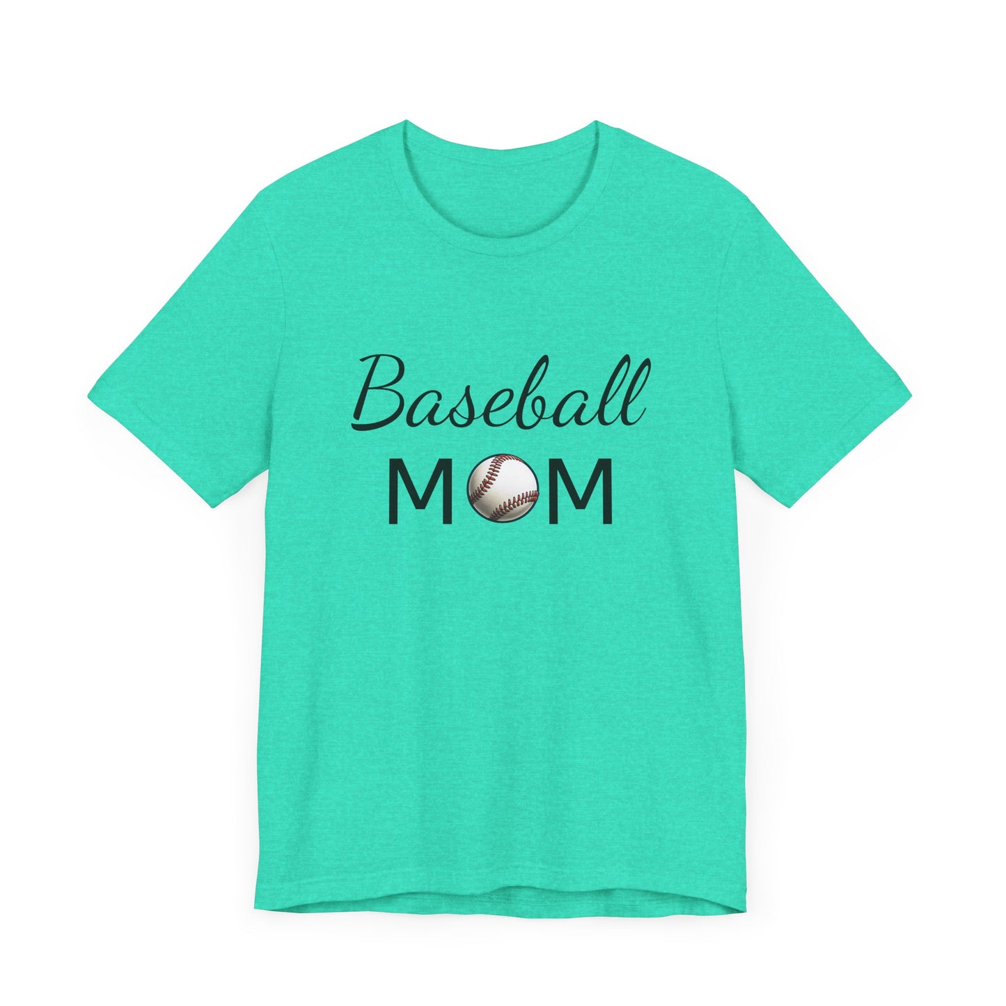 Mom Baseball Tee with Personalized Name and Jersey Number on the back