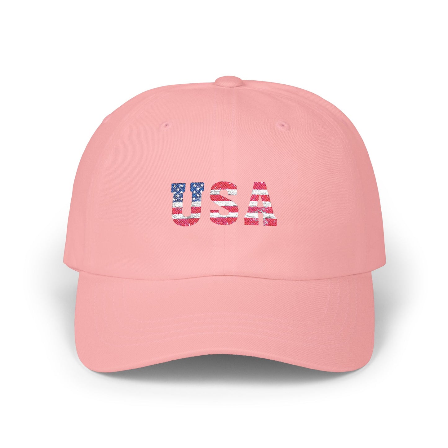Embroidered USA Classic Dad Cap - Patriotic, 4th of July, Veterans