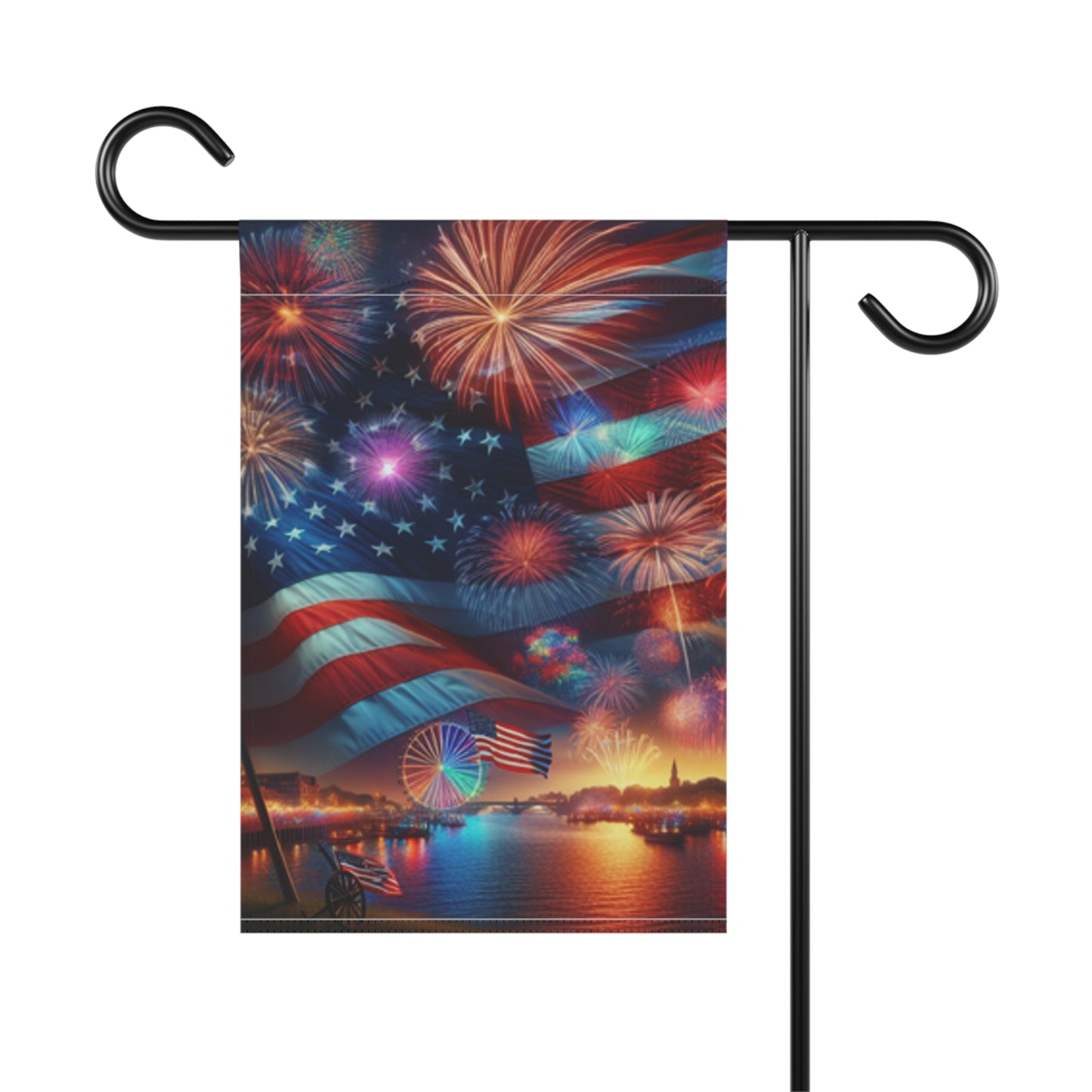 Patriotic Garden Banner - 4th of July Decor, Independence Day Flag, Outdoor Decoration, Summer Celebration Flag, American Flag Banner