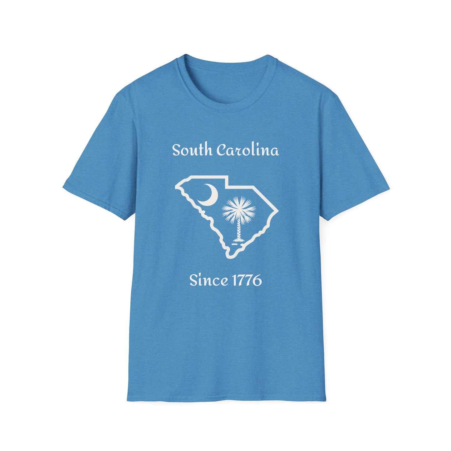 South Carolina Since 1776 T-Shirt, Unisex Softstyle Tee, Travel Souvenir Shirt, State Pride Apparel, Gift for South Carolinians