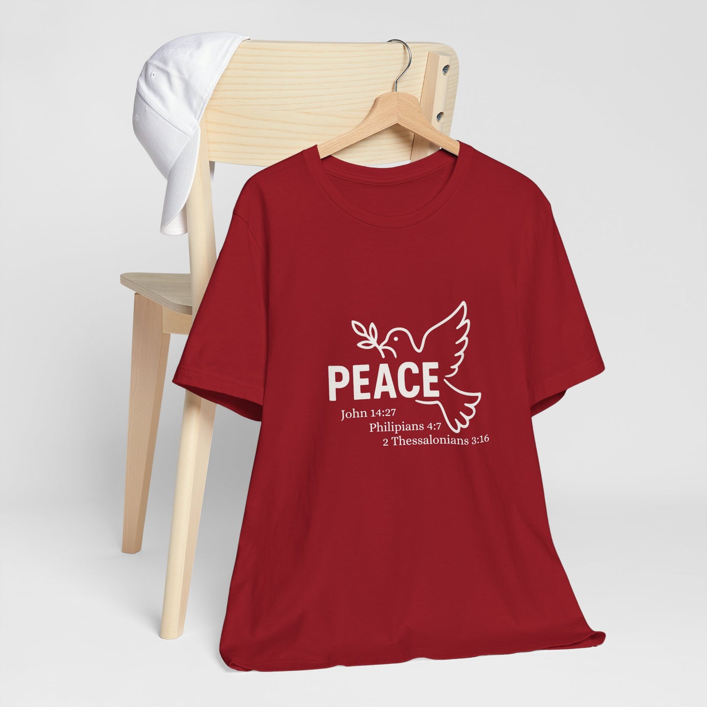 Peace Dove Unisex Tee - Casual Outfit, Gift for Peace Lovers, Earth Day, Minimalist Style, Inspirational Shirts