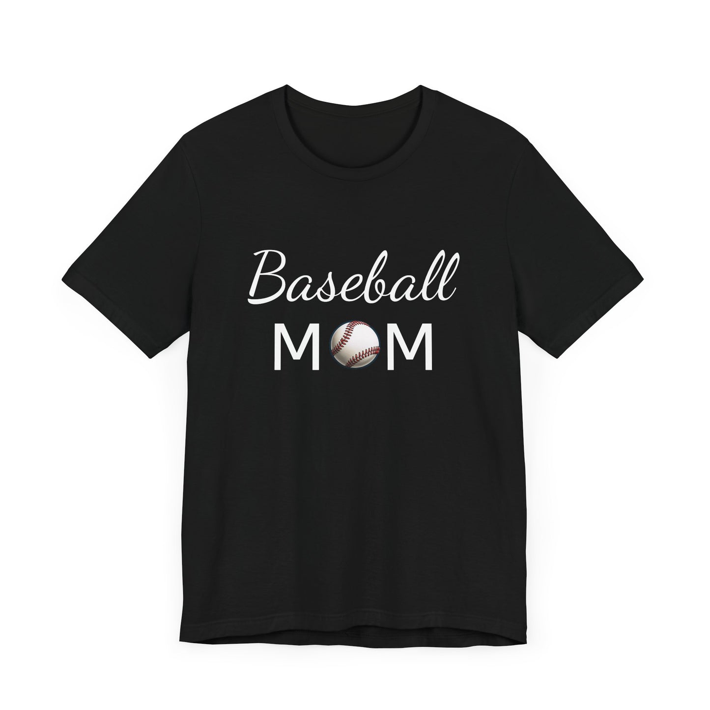 Mom Baseball Tee with Personalized Name and Jersey Number on the back