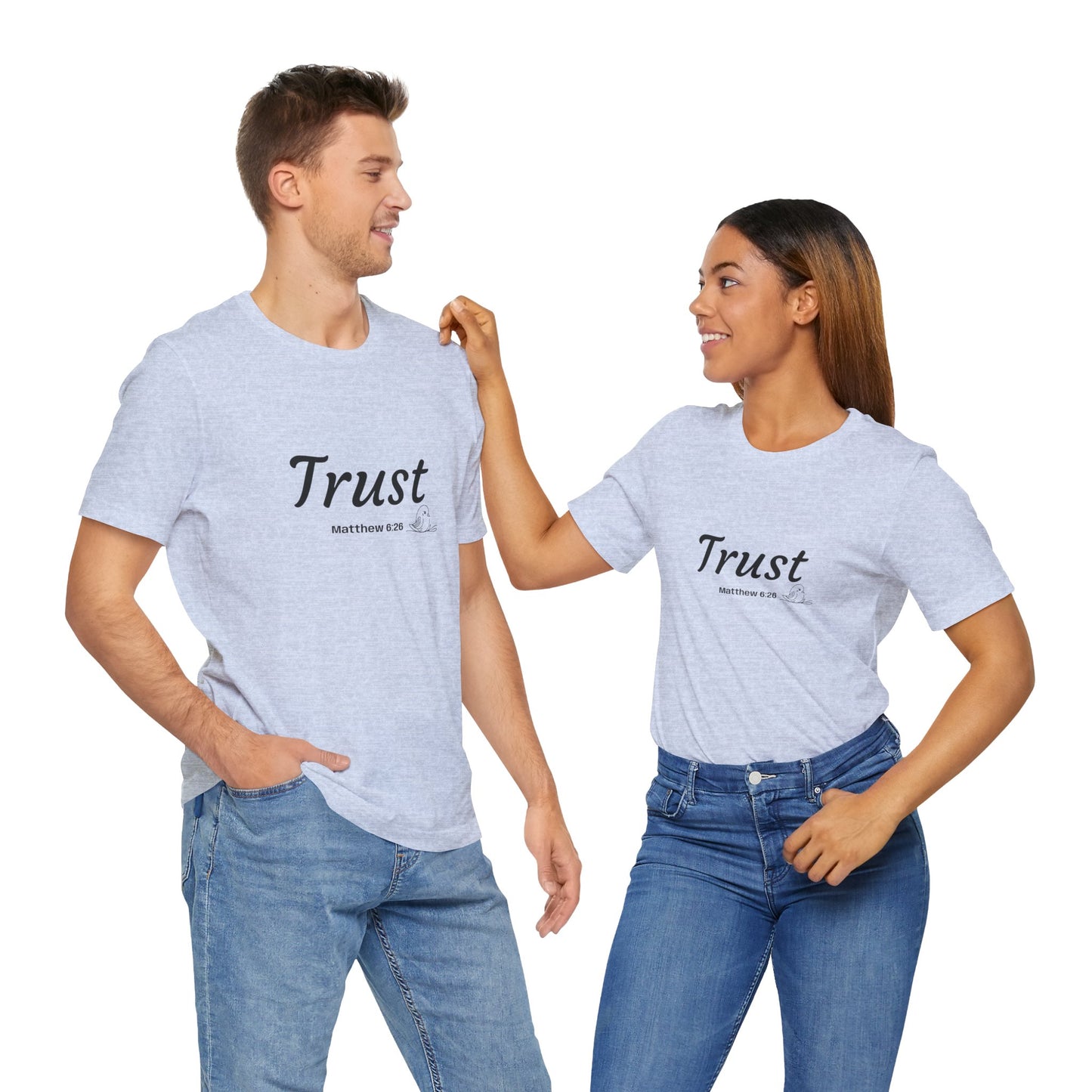 Trust in the Lord Unisex Tee - Inspirational Shirt, Faith-Based Gift, Christian Apparel, Summer Casual Wear, Versatile Everyday Top