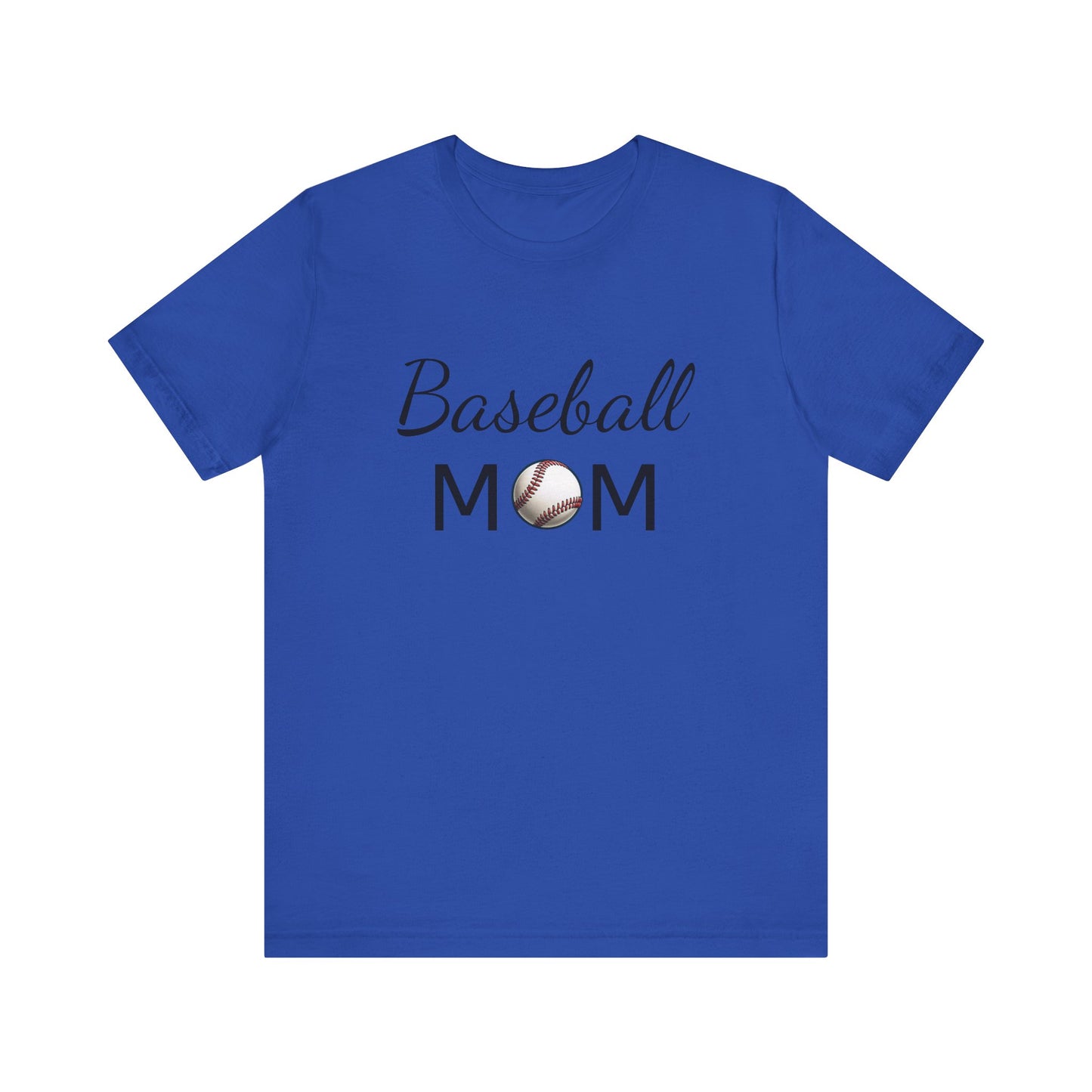 Mom Baseball Tee with Personalized Name and Jersey Number on the back