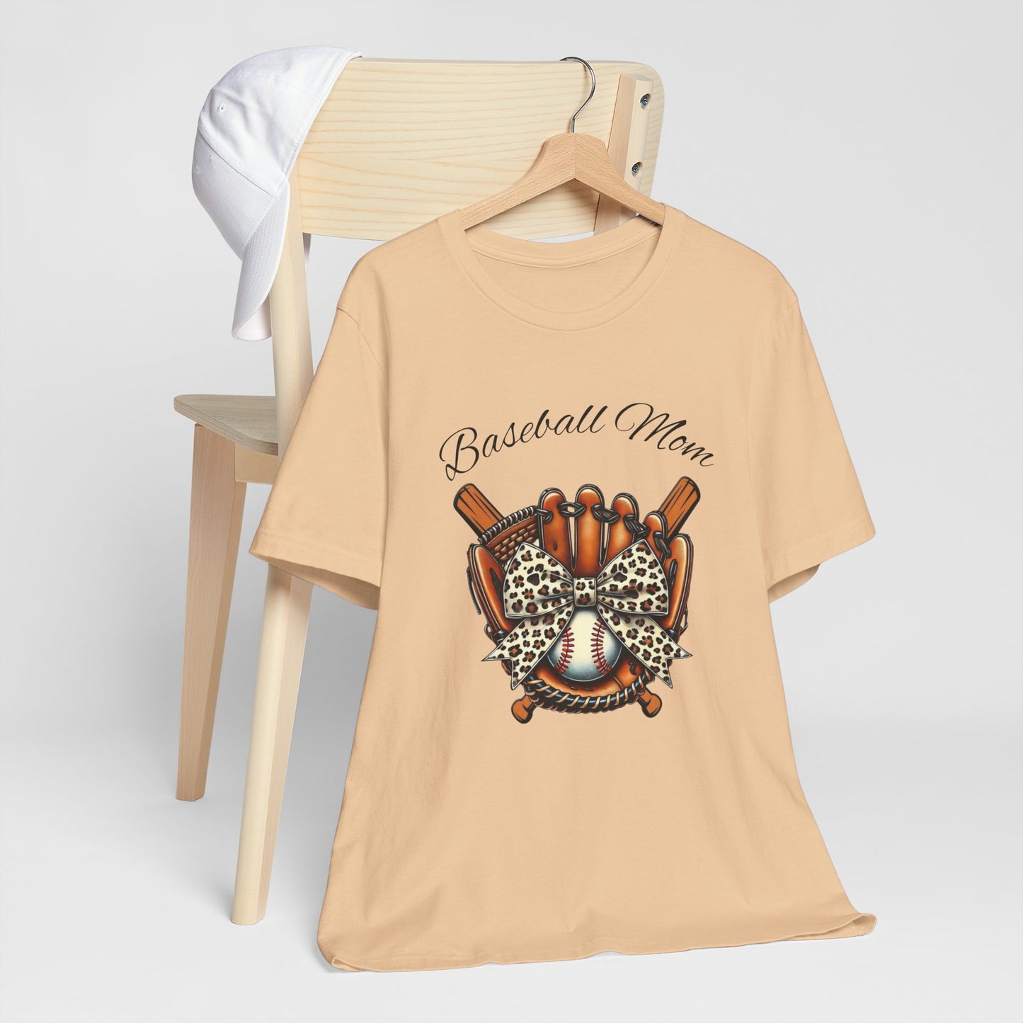 Personalized Baseball Mom Tee - Perfect Gift for Sports Moms, Soft Jersey Tee, Mother's Day, Birthday, Casual Wear, Team Spirit