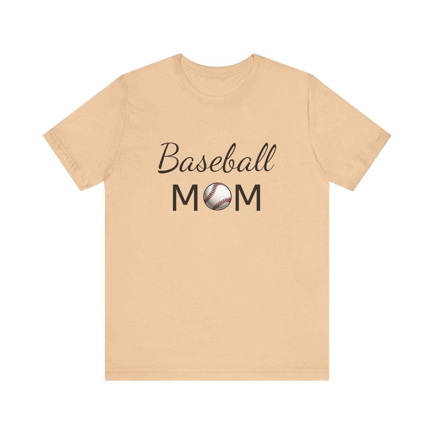 Mom Baseball Tee with Personalized Name and Jersey Number on the back