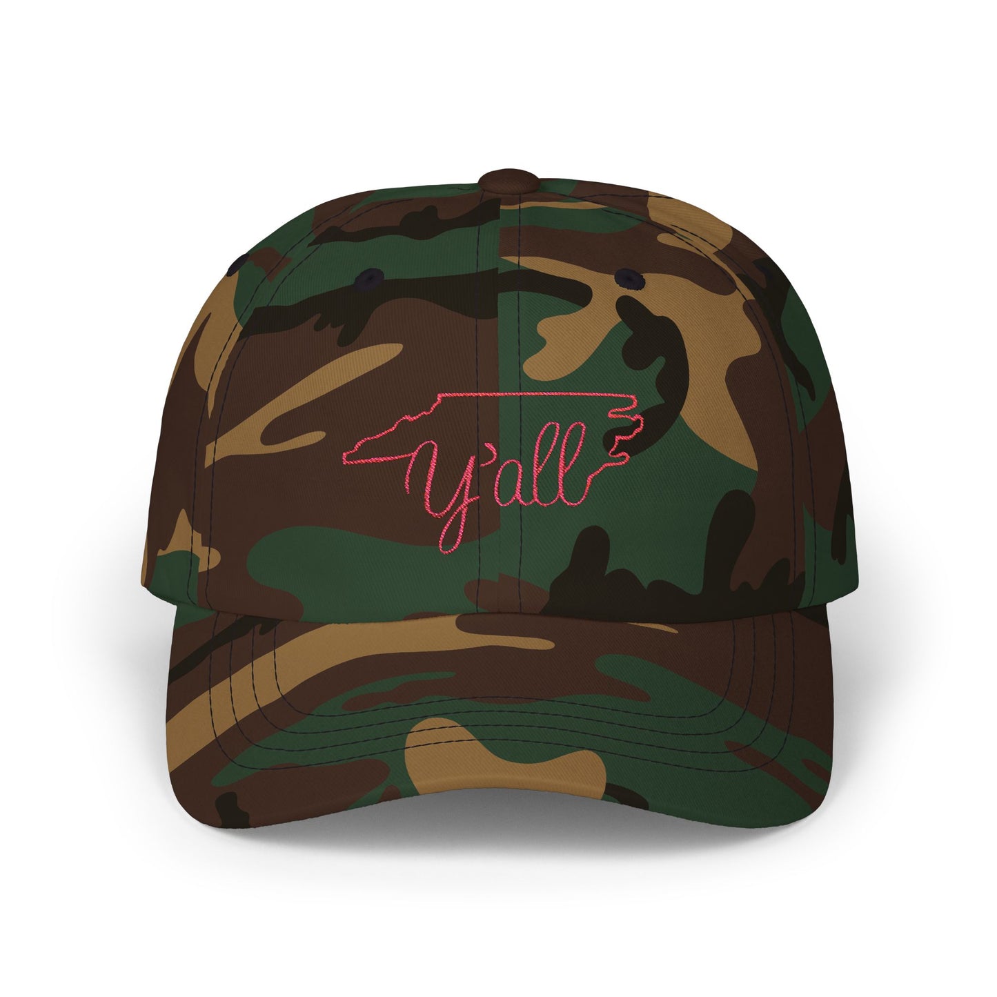 Embroidered North Carolina Y'all Classic Dad Cap