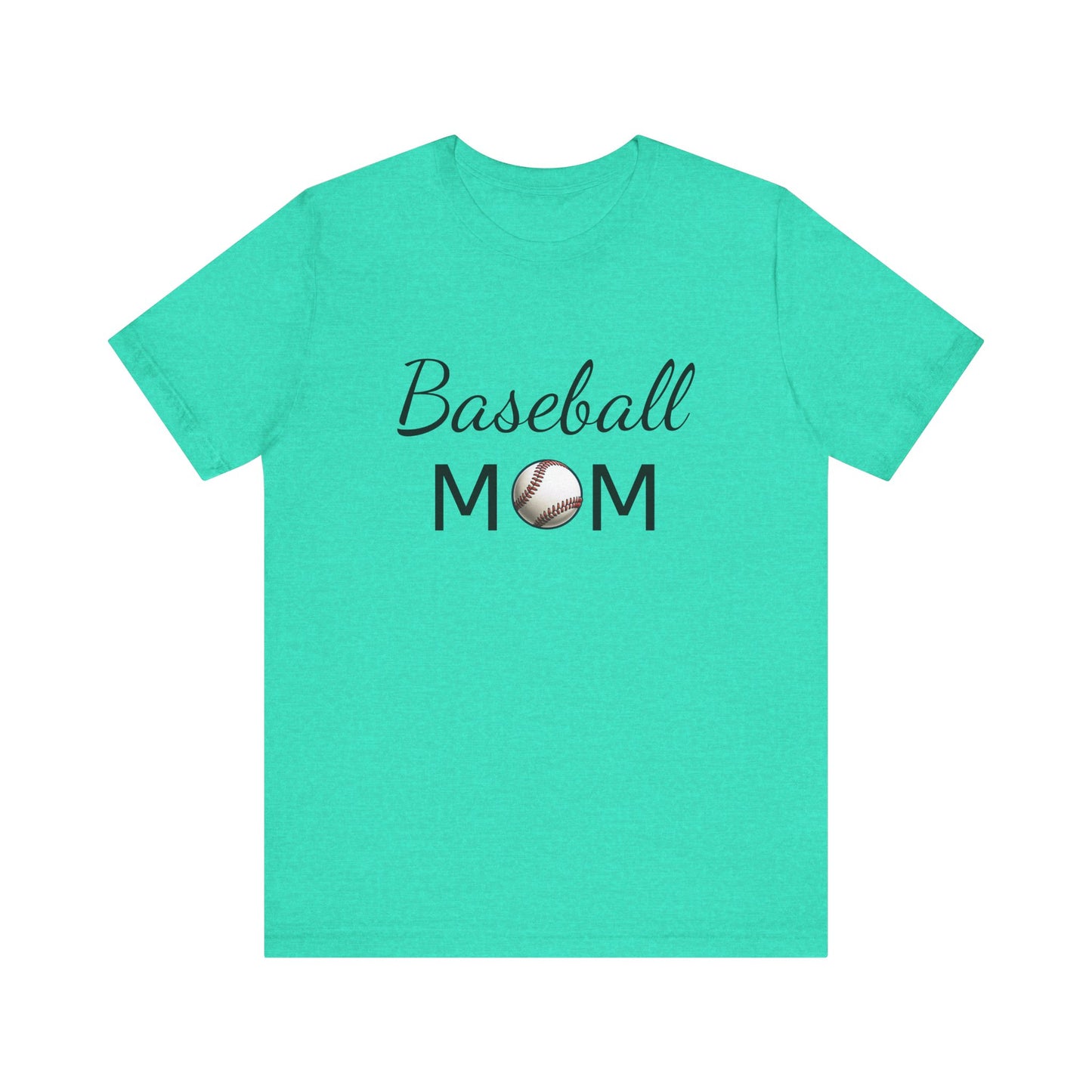 Mom Baseball Tee with Personalized Name and Jersey Number on the back