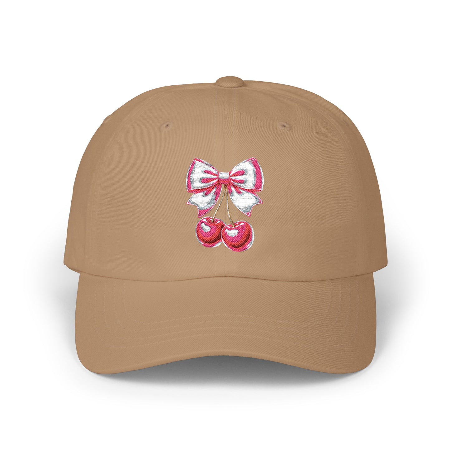 Chic Cherry Mom Cap - Stylish Sun Hat, Casual Unisex Cap, Spring Fashion, Gift for Her, Outdoor Activities