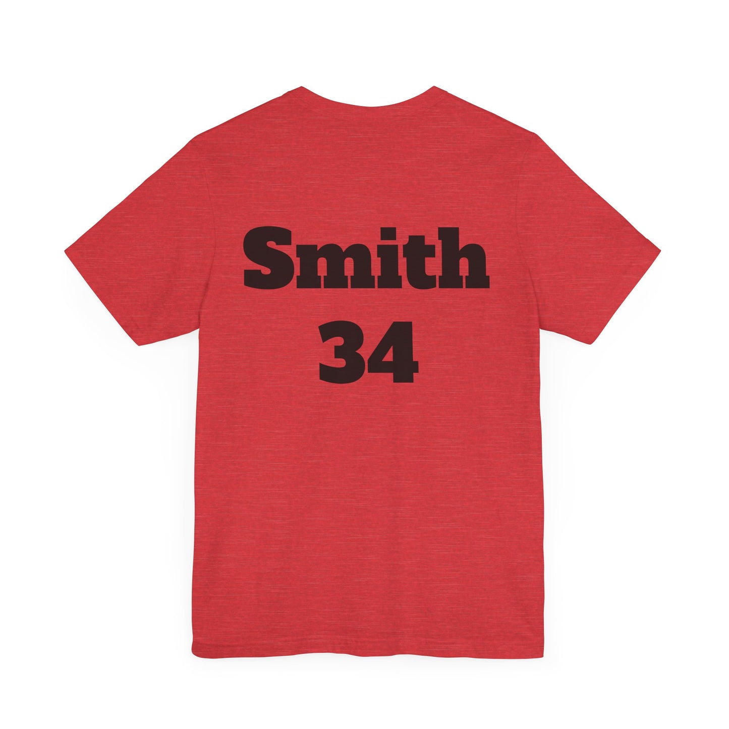 Grandma Baseball Tee with Personalized Name and Jersey Number on the back