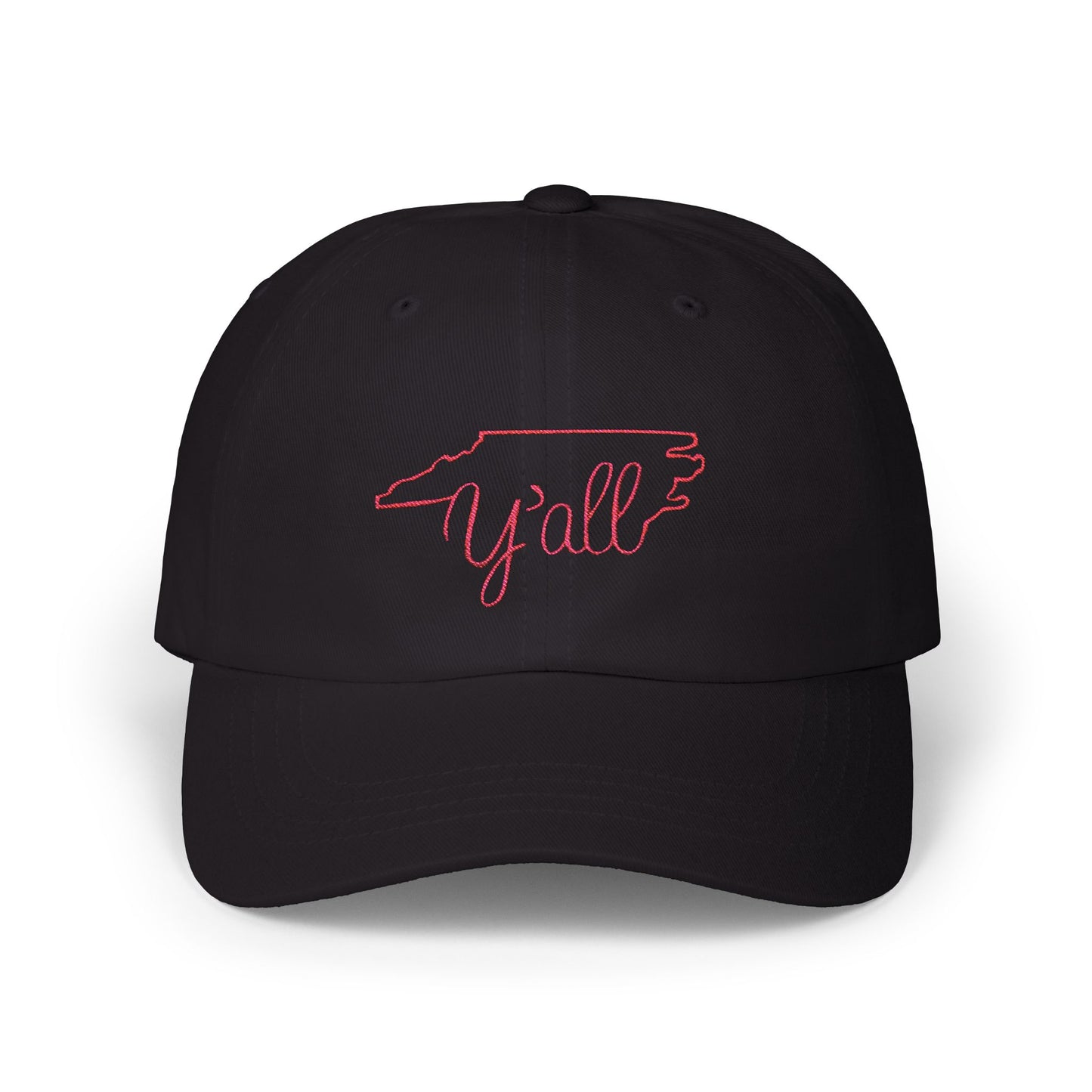 Embroidered North Carolina Y'all Classic Dad Cap