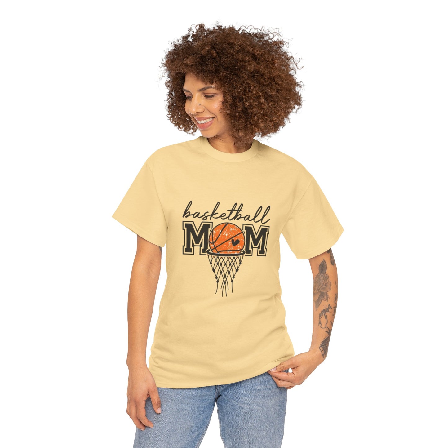 Personalized Basketball Mom Tee, Sporty Unisex T-Shirt for Basketball Lovers, Gift for Sports Moms, Team Spirit Shirt, Everyday Casual Wear