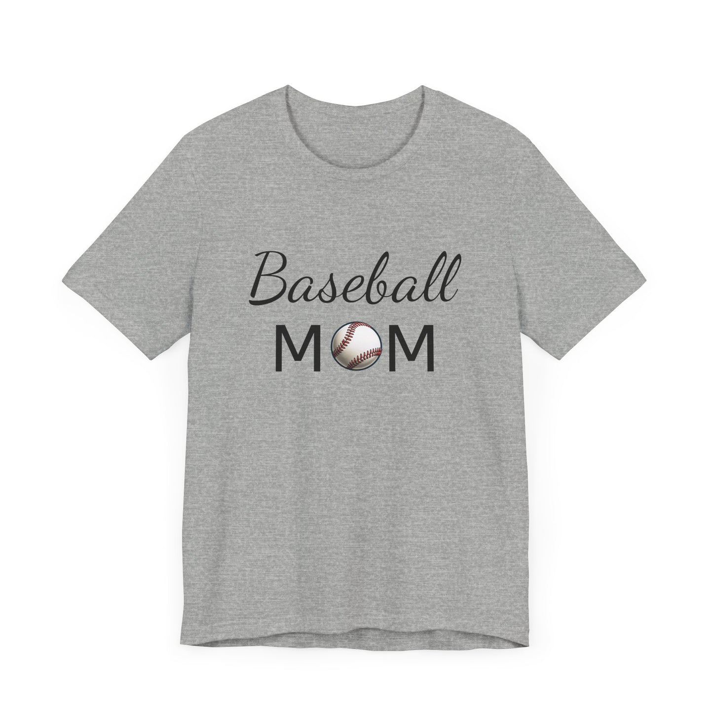 Mom Baseball Tee with Personalized Name and Jersey Number on the back