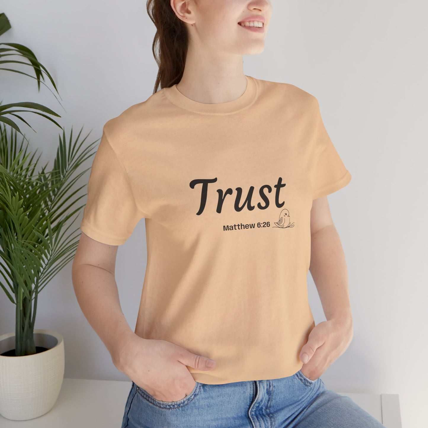 Trust in the Lord Unisex Tee - Inspirational Shirt, Faith-Based Gift, Christian Apparel, Summer Casual Wear, Versatile Everyday Top