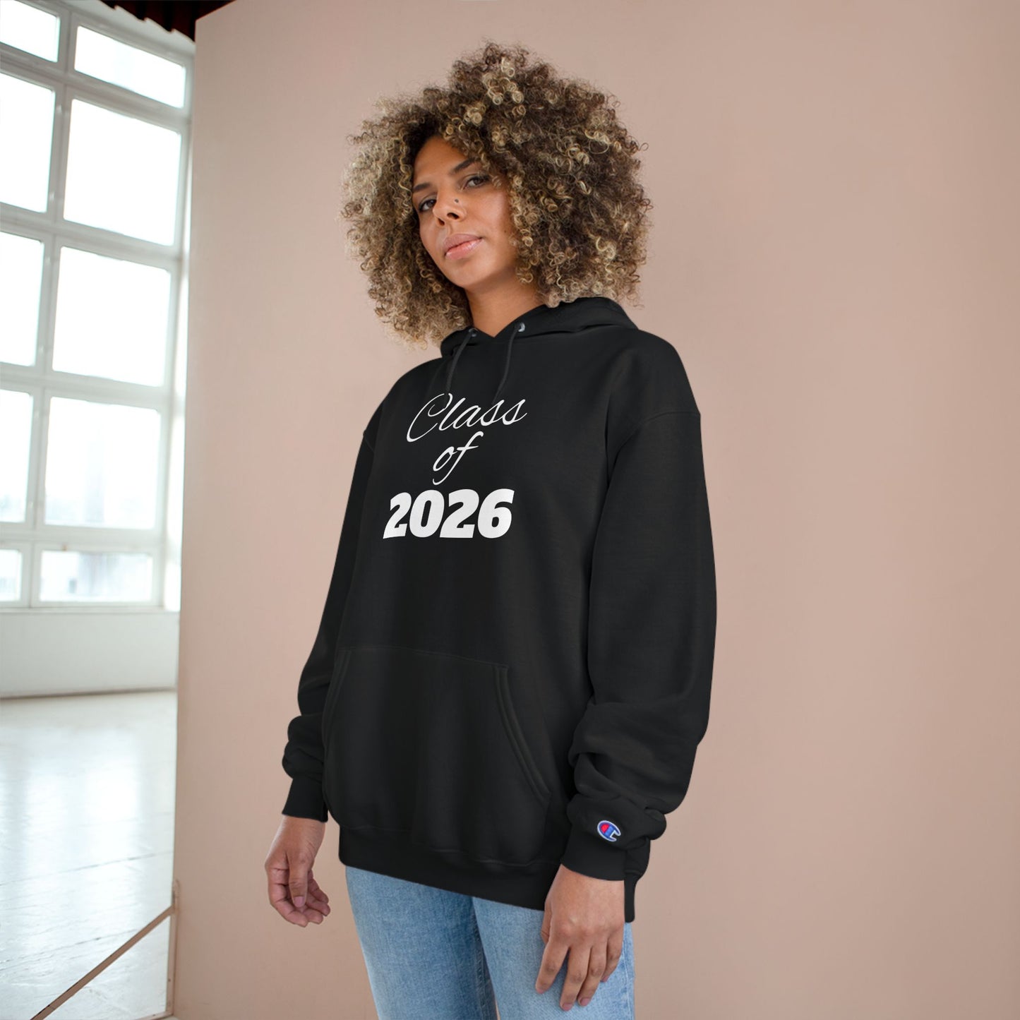 Class of 2026 Champion Hoodie, Graduation Gift, College Bound Sweatshirt, Cozy Layering Piece, School Spirit Apparel