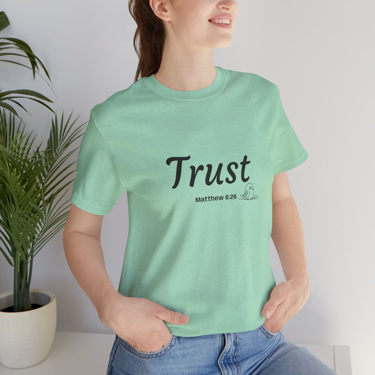 Trust in the Lord Unisex Tee - Inspirational Shirt, Faith-Based Gift, Christian Apparel, Summer Casual Wear, Versatile Everyday Top