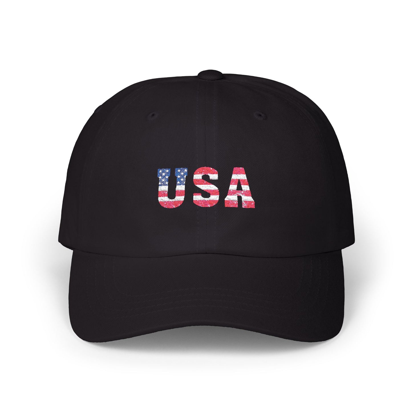Embroidered USA Classic Dad Cap - Patriotic, 4th of July, Veterans