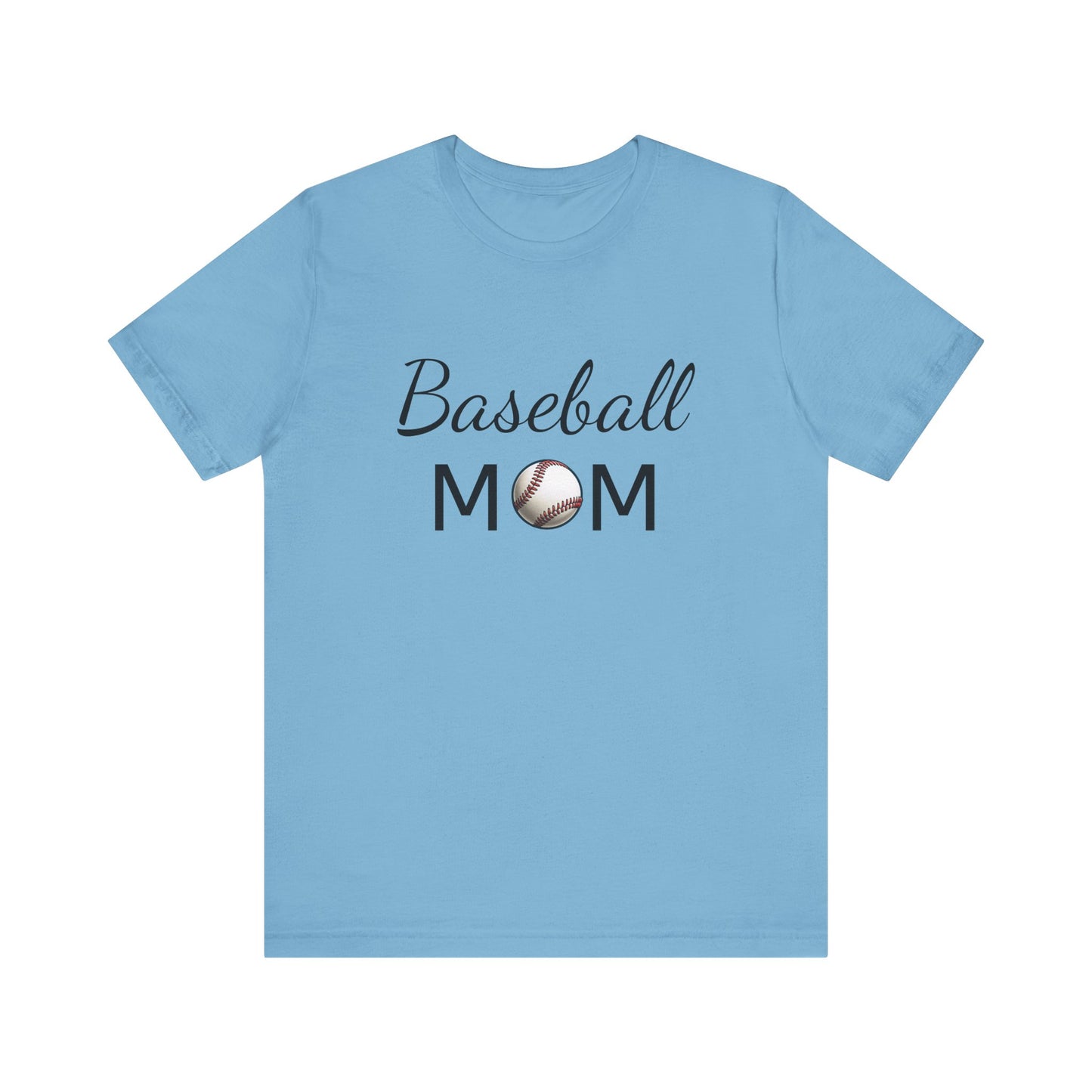 Mom Baseball Tee with Personalized Name and Jersey Number on the back