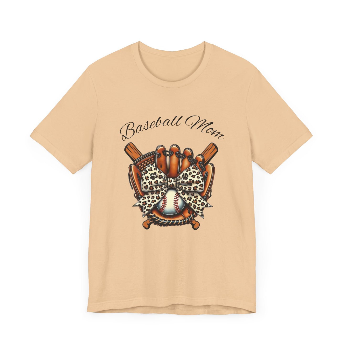 Personalized Baseball Mom Tee - Perfect Gift for Sports Moms, Soft Jersey Tee, Mother's Day, Birthday, Casual Wear, Team Spirit