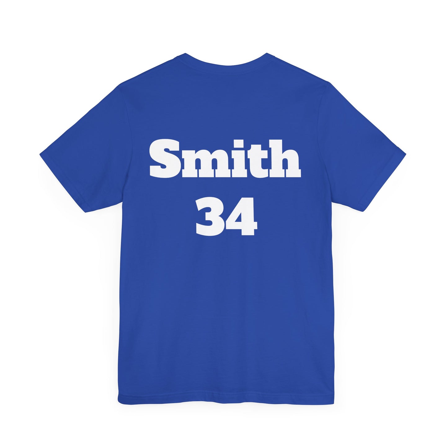 Grandma Baseball Tee with Personalized Name and Jersey Number on the back