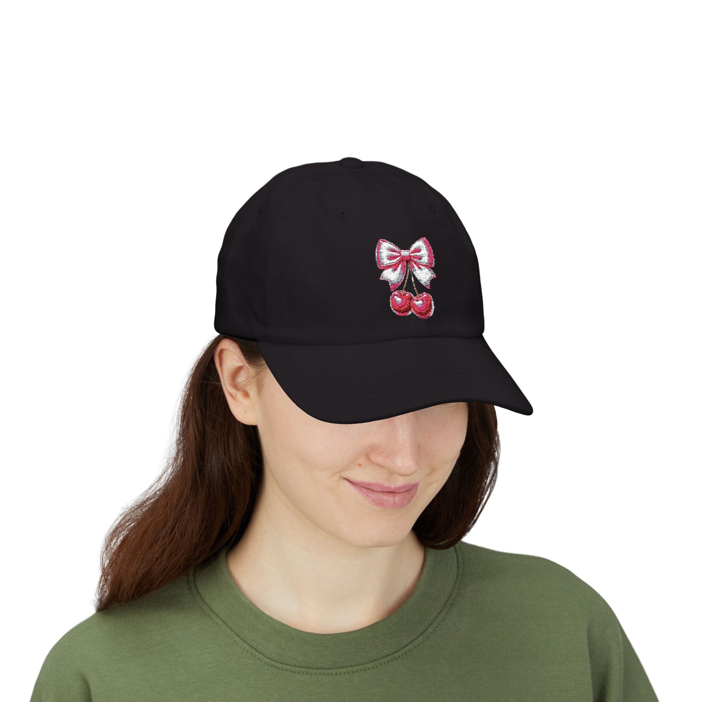 Chic Cherry Mom Cap - Stylish Sun Hat, Casual Unisex Cap, Spring Fashion, Gift for Her, Outdoor Activities
