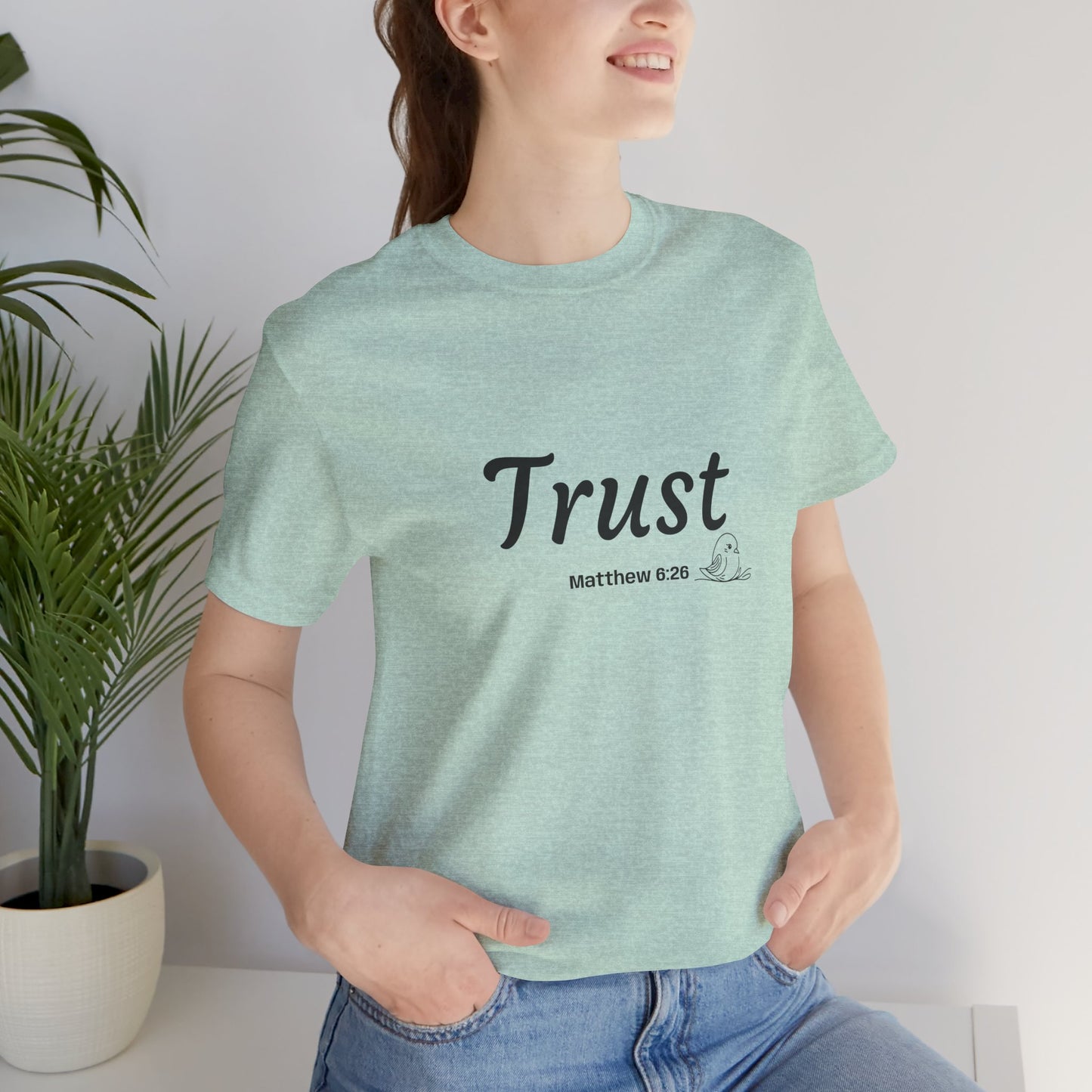 Trust in the Lord Unisex Tee - Inspirational Shirt, Faith-Based Gift, Christian Apparel, Summer Casual Wear, Versatile Everyday Top