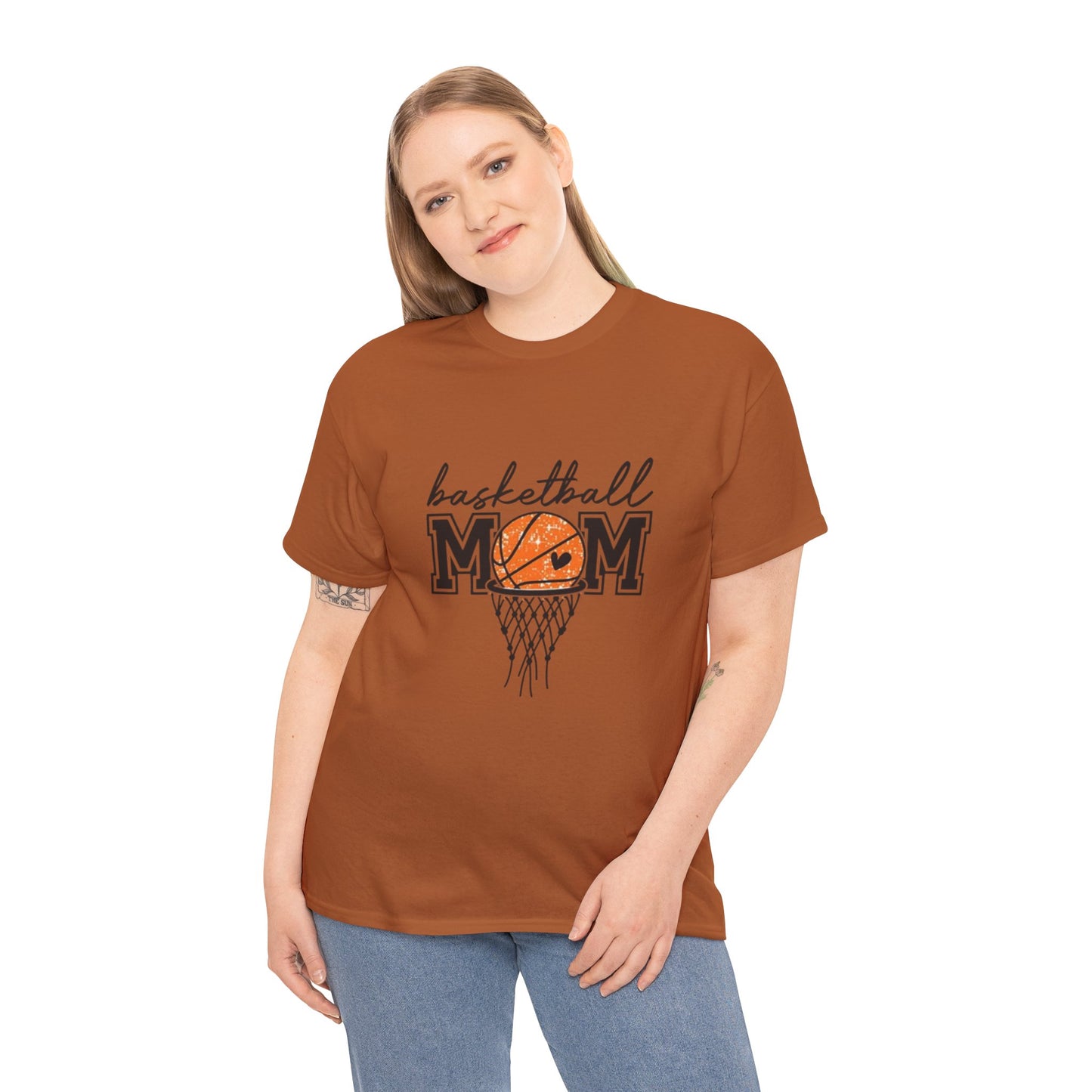 Personalized Basketball Mom Tee, Sporty Unisex T-Shirt for Basketball Lovers, Gift for Sports Moms, Team Spirit Shirt, Everyday Casual Wear
