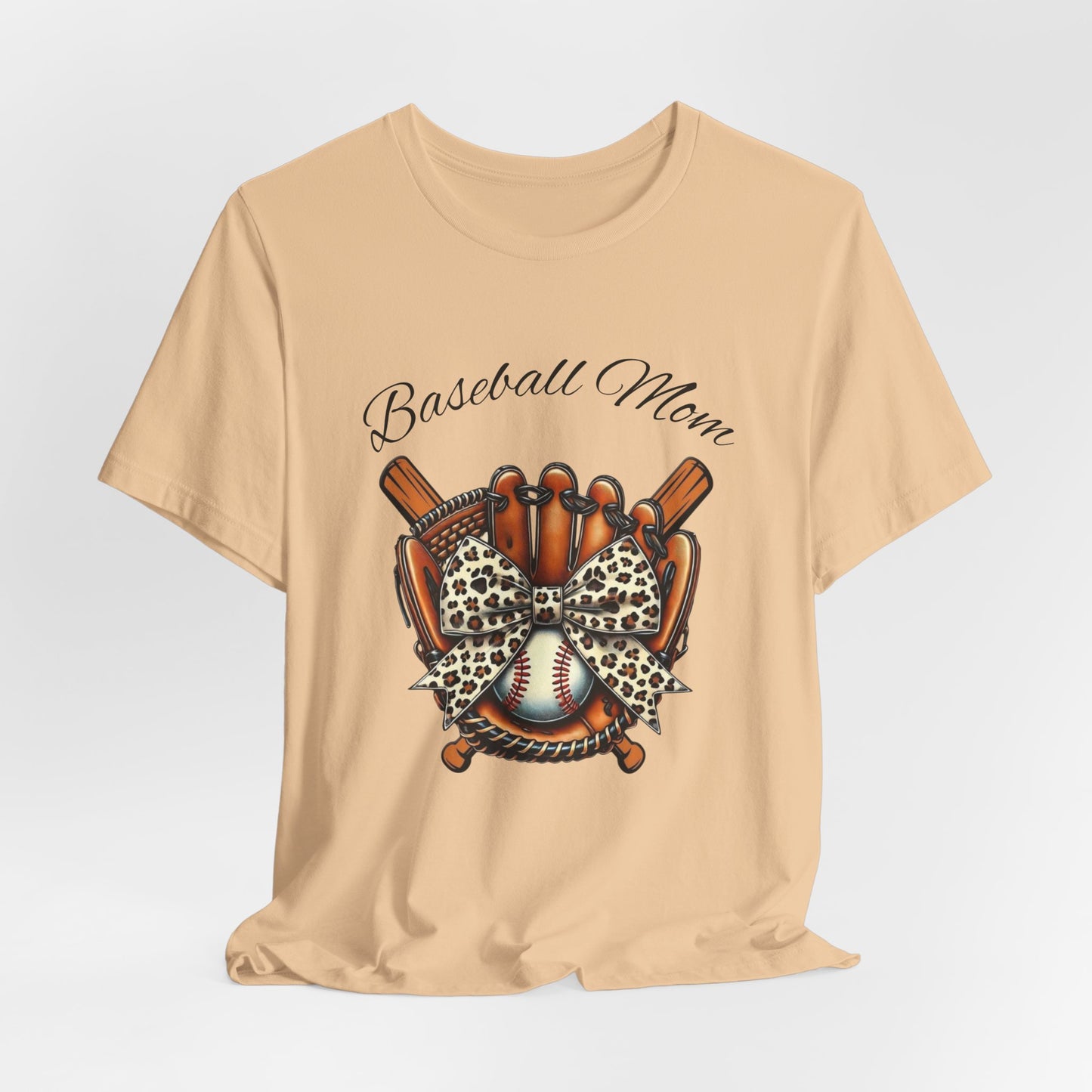 Personalized Baseball Mom Tee - Perfect Gift for Sports Moms, Soft Jersey Tee, Mother's Day, Birthday, Casual Wear, Team Spirit