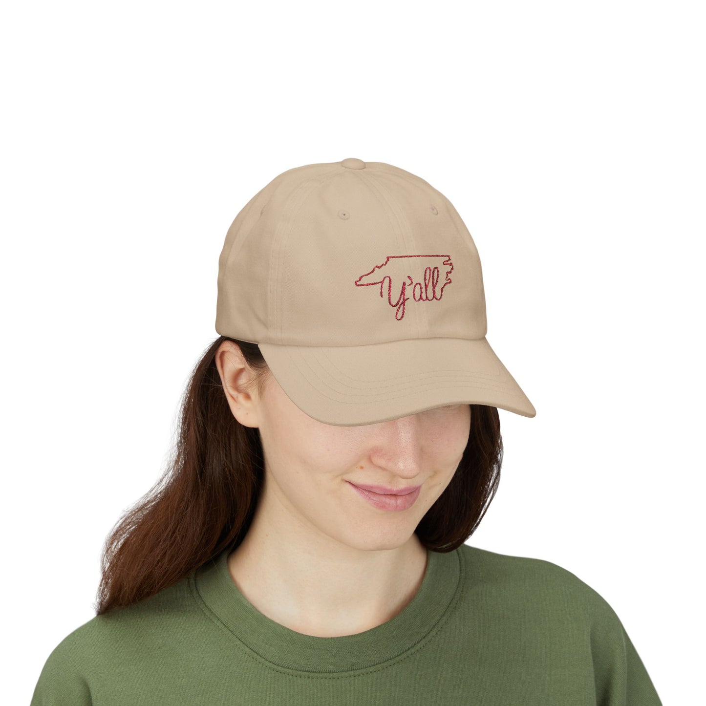 Embroidered North Carolina Y'all Classic Dad Cap