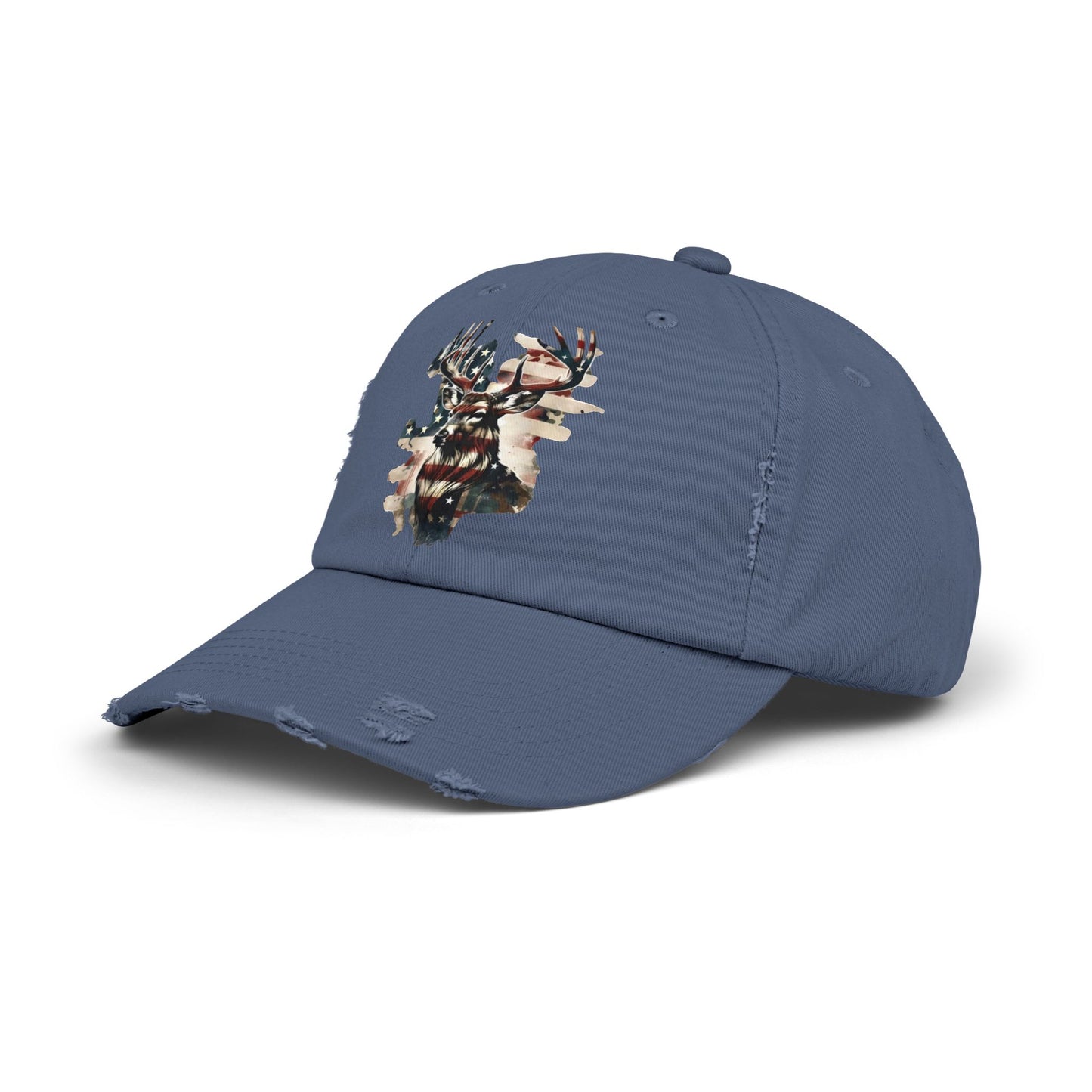 Vintage American Flag Deer Cap, 4th of July
