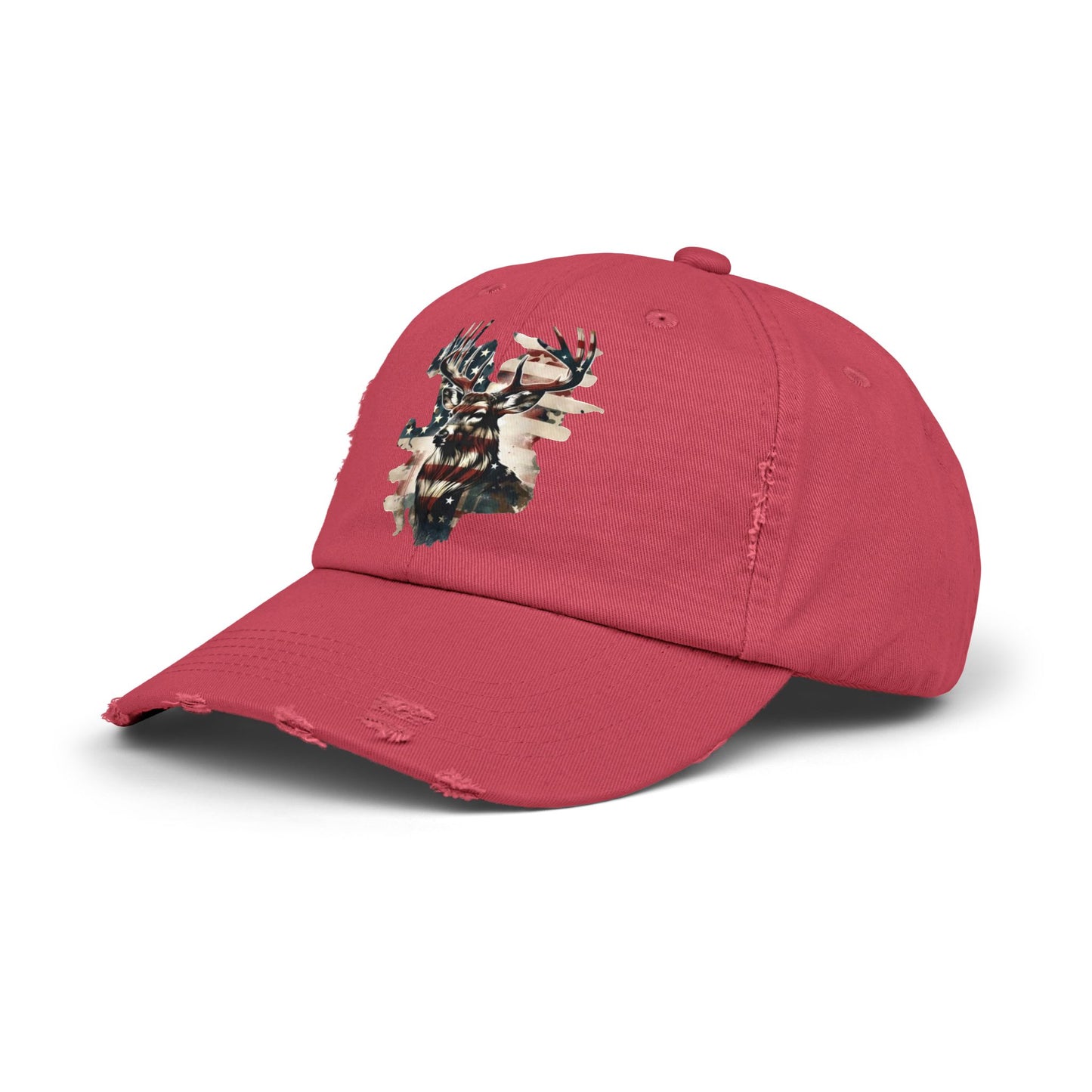 Vintage American Flag Deer Cap, 4th of July
