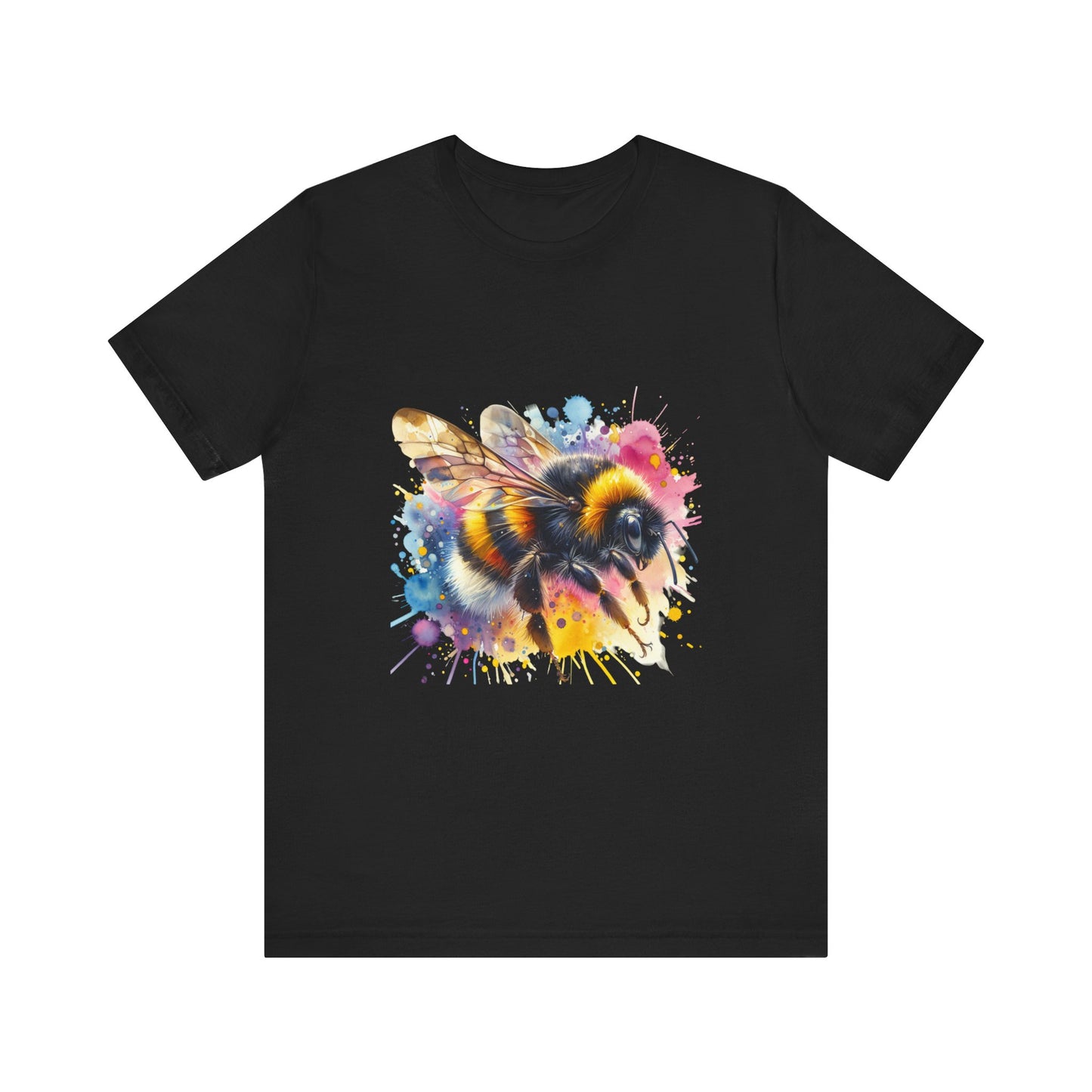 Bee Watercolor Unisex Tee | Nature Lover Gift, Summer Style, Eco-Friendly Fashion, Bee Conservation Awareness, Birthday Present