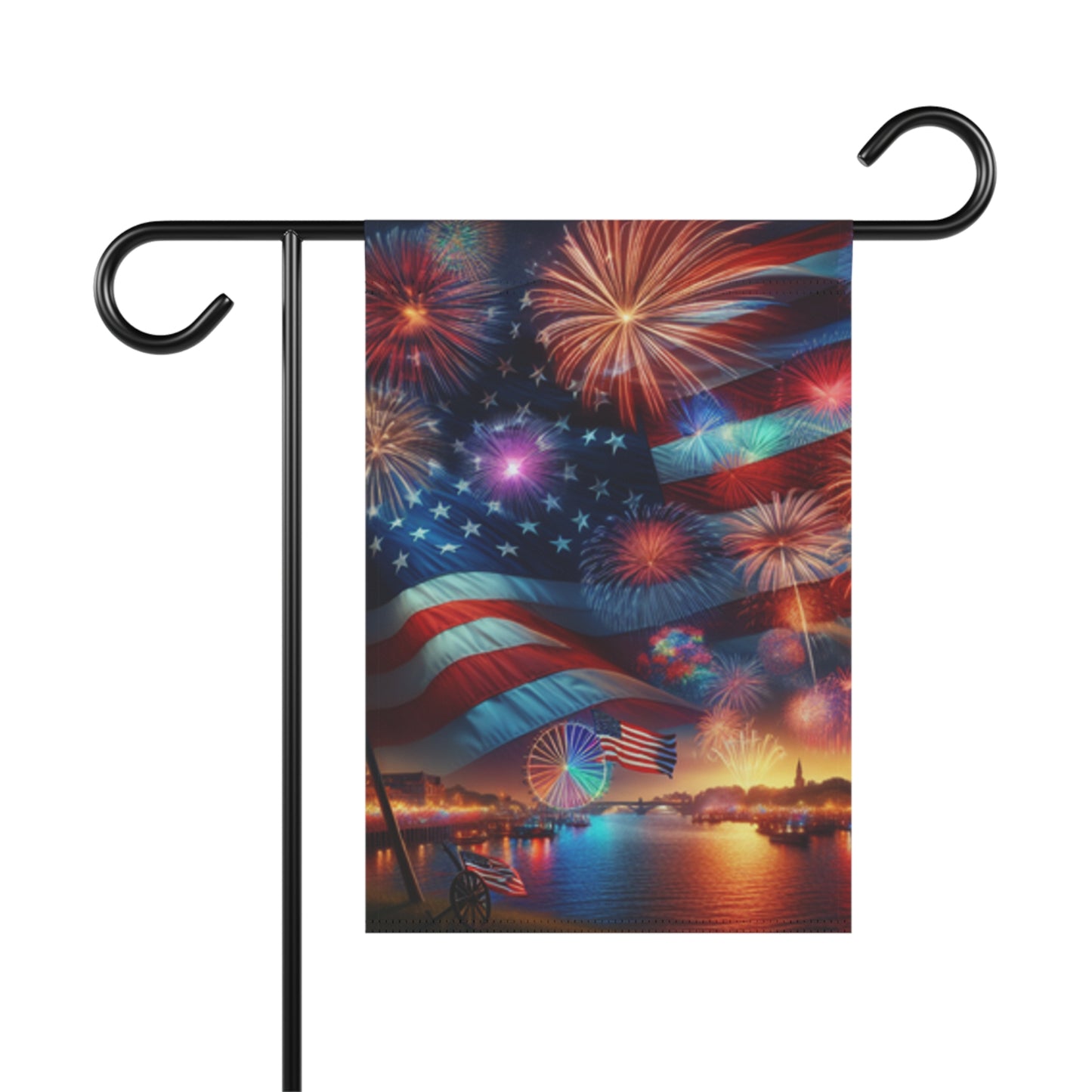 Patriotic Garden Banner - 4th of July Decor, Independence Day Flag, Outdoor Decoration, Summer Celebration Flag, American Flag Banner