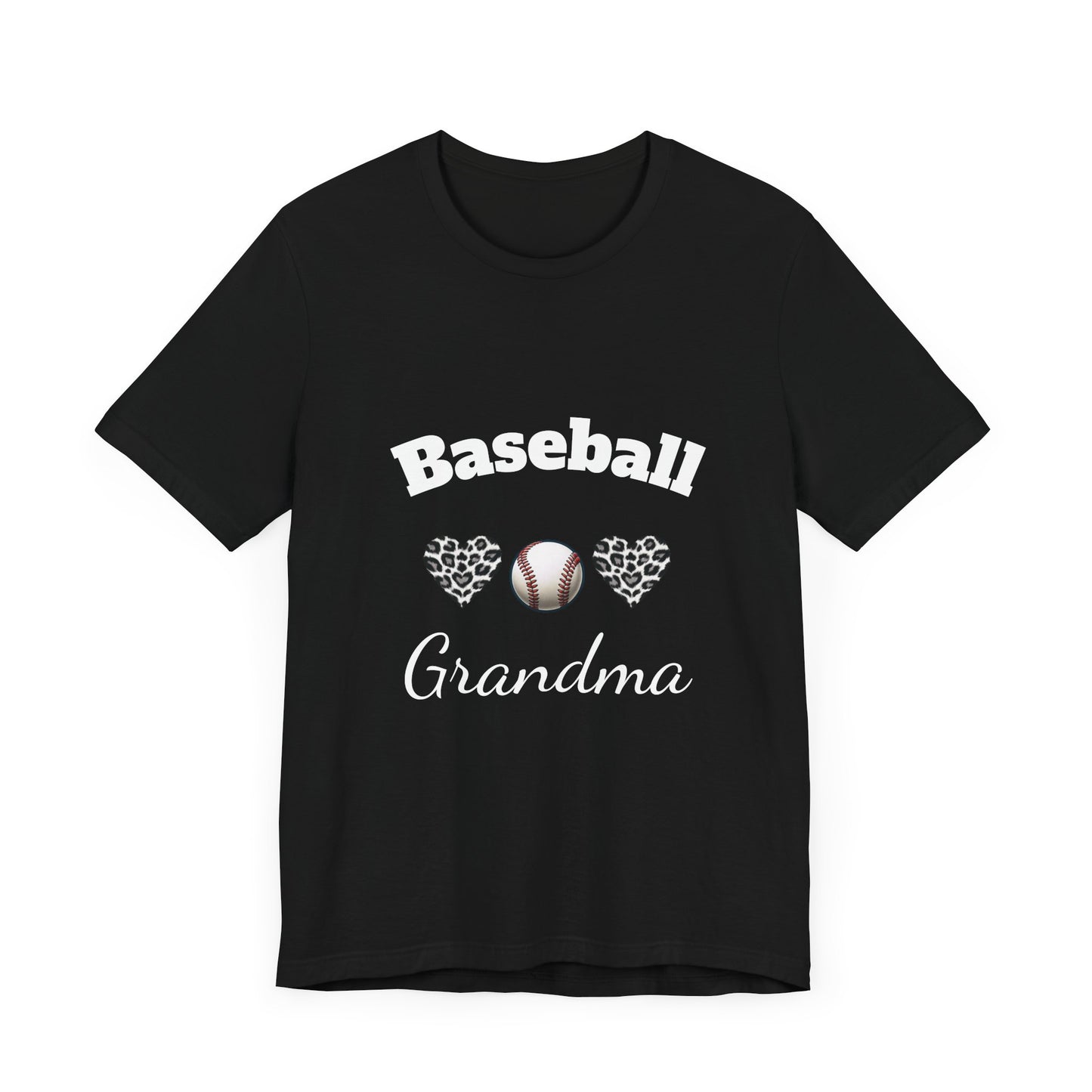 Grandma Baseball Tee with Personalized Name and Jersey Number on the back