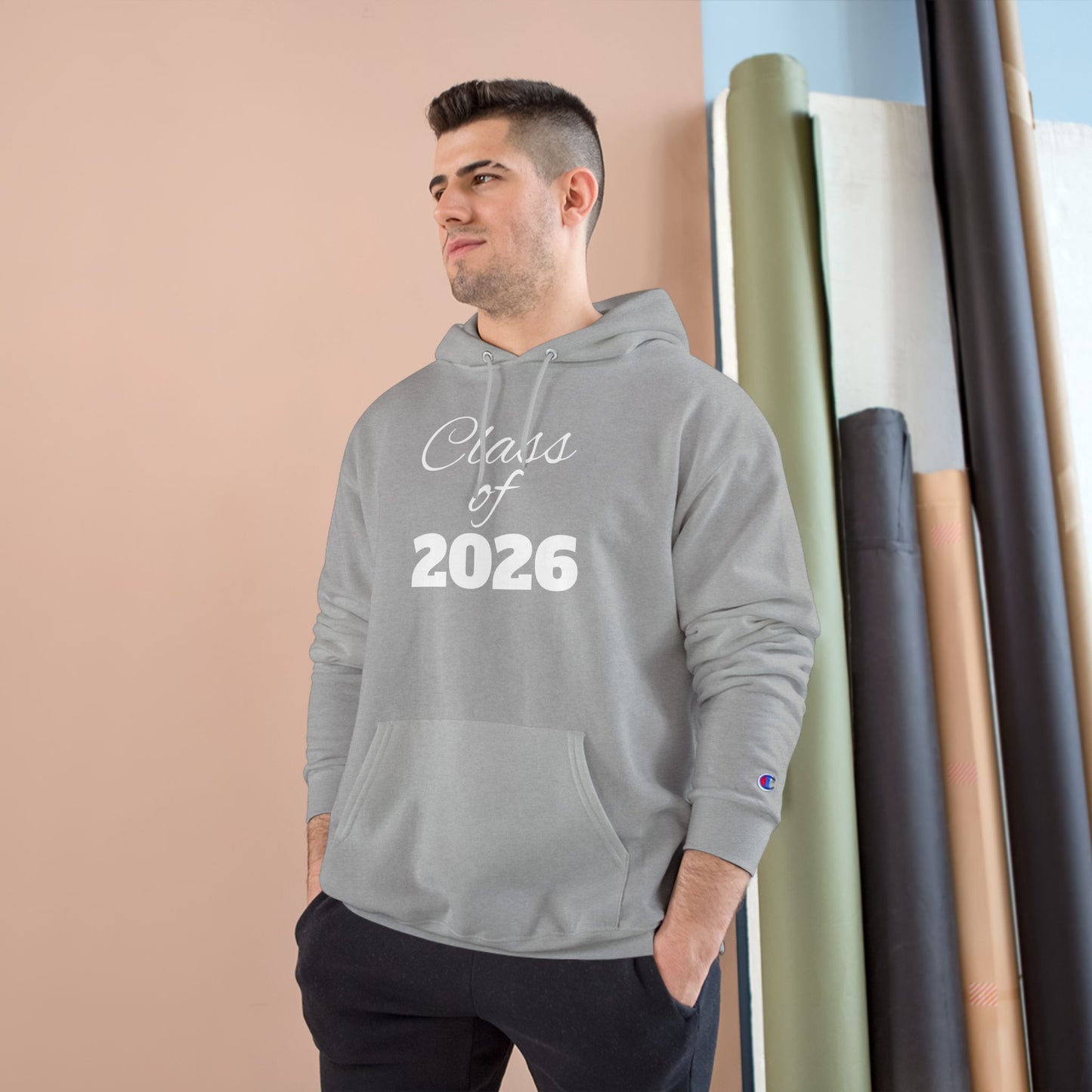 Class of 2026 Champion Hoodie, Graduation Gift, College Bound Sweatshirt, Cozy Layering Piece, School Spirit Apparel
