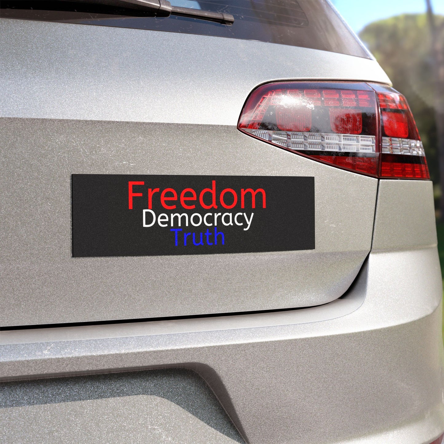 Patriotic Car Magnets | Freedom, Democracy, Truth | 4th of July