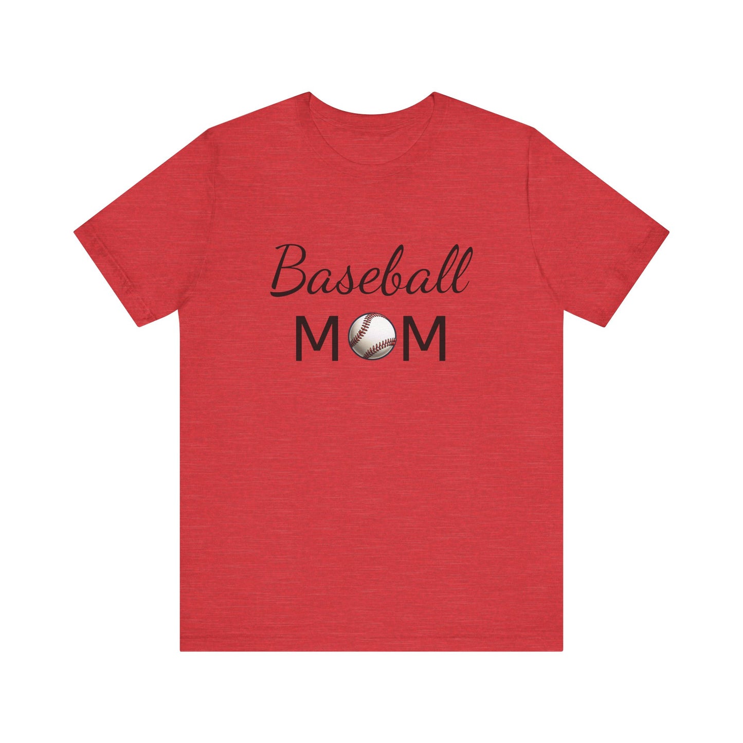 Mom Baseball Tee with Personalized Name and Jersey Number on the back