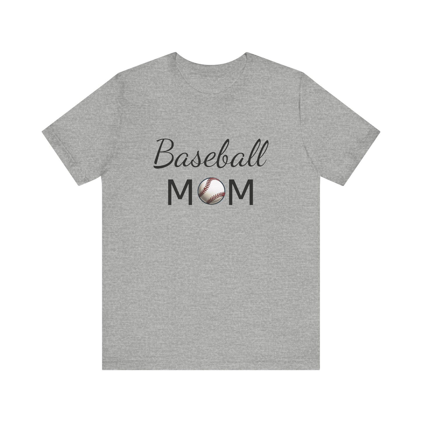 Mom Baseball Tee with Personalized Name and Jersey Number on the back