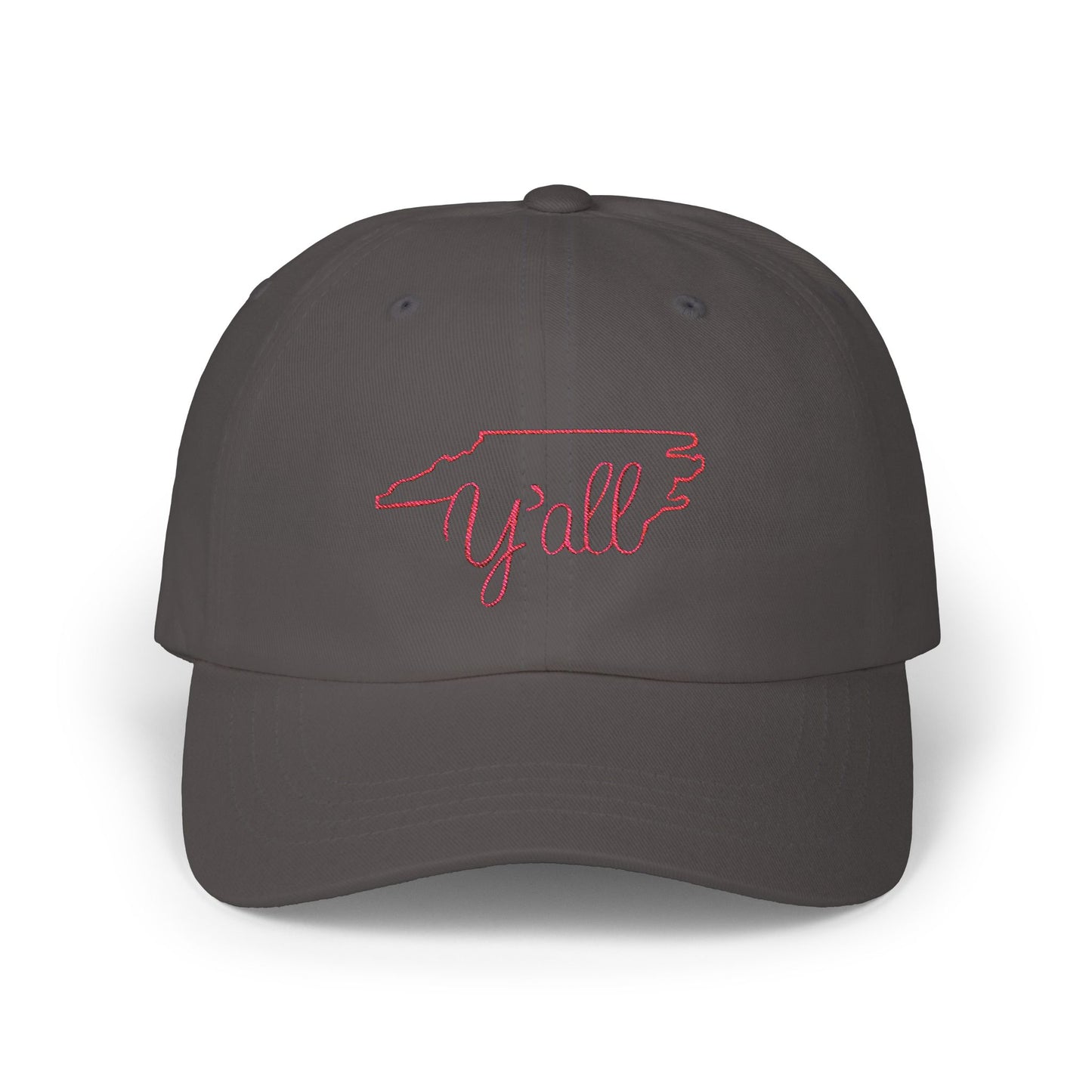 Embroidered North Carolina Y'all Classic Dad Cap