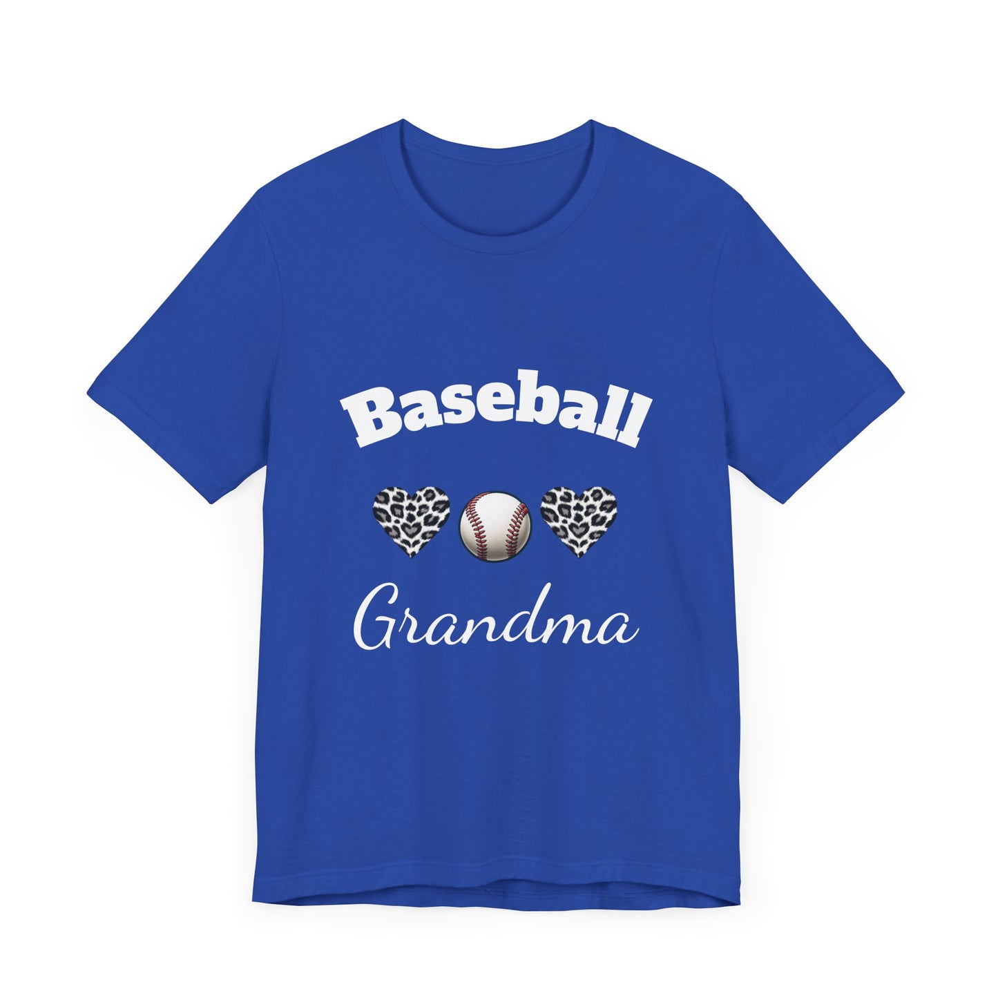 Grandma Baseball Tee with Personalized Name and Jersey Number on the back