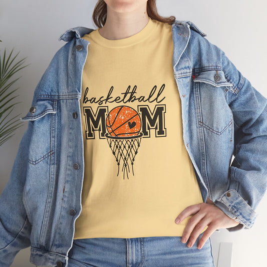 Personalized Basketball Mom Tee, Sporty Unisex T-Shirt for Basketball Lovers, Gift for Sports Moms, Team Spirit Shirt, Everyday Casual Wear