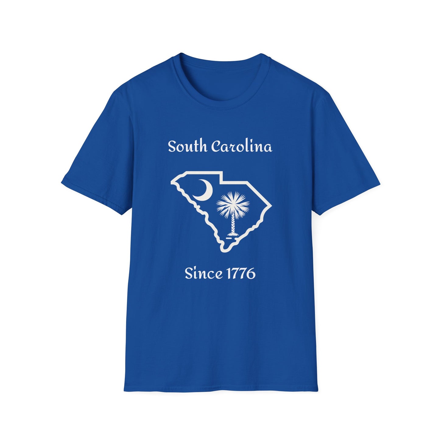 South Carolina Since 1776 T-Shirt, Unisex Softstyle Tee, Travel Souvenir Shirt, State Pride Apparel, Gift for South Carolinians