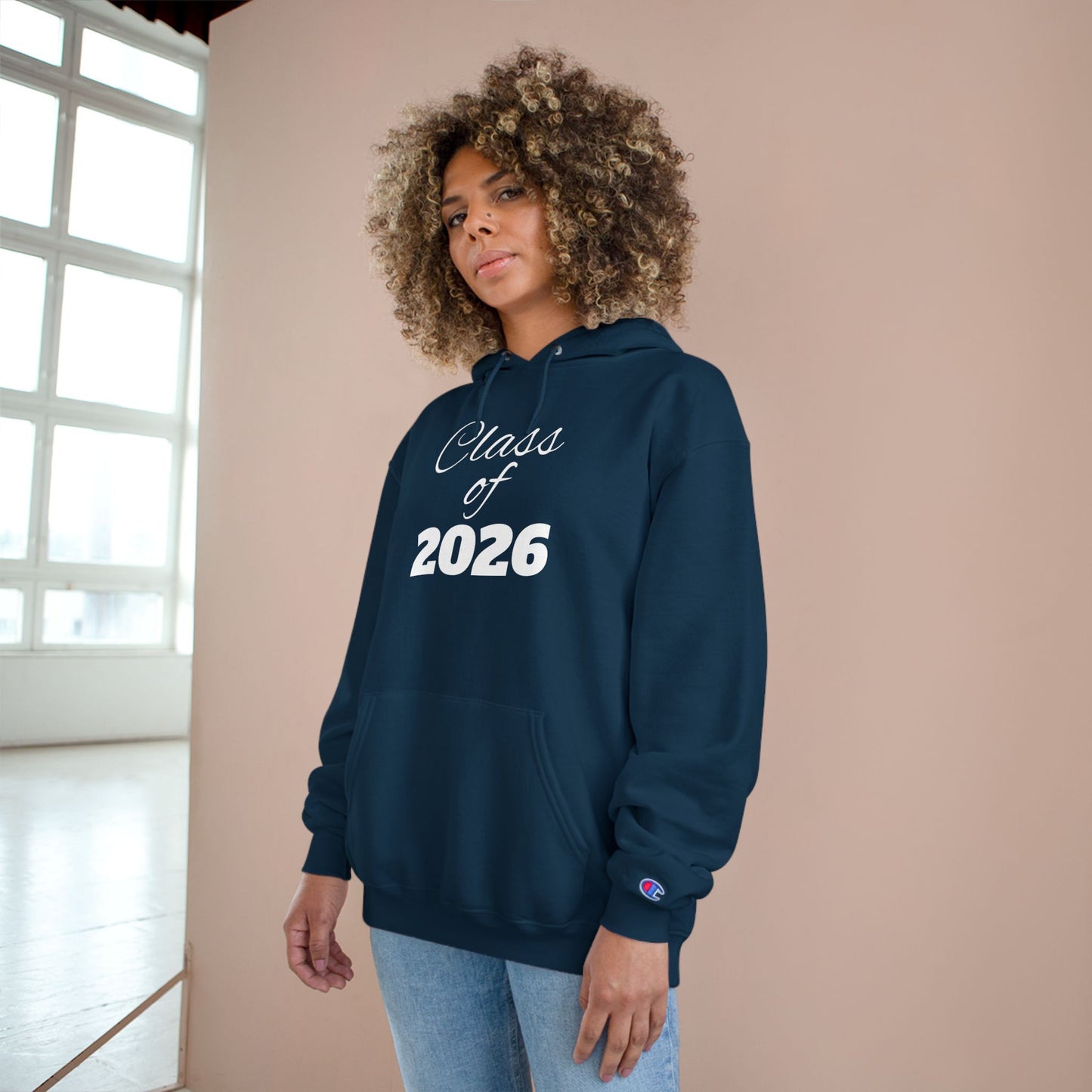 Class of 2026 Champion Hoodie, Graduation Gift, College Bound Sweatshirt, Cozy Layering Piece, School Spirit Apparel