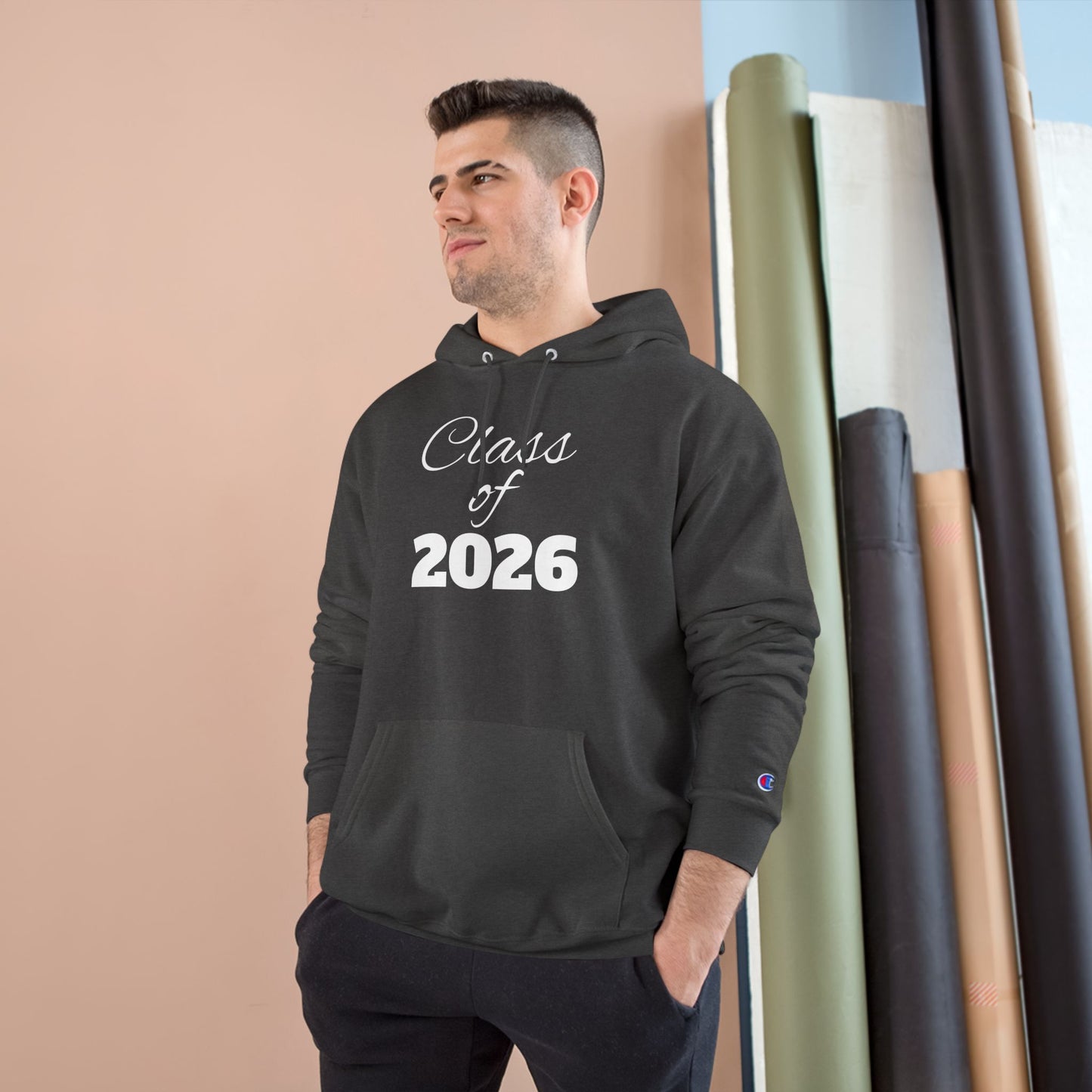 Class of 2026 Champion Hoodie, Graduation Gift, College Bound Sweatshirt, Cozy Layering Piece, School Spirit Apparel
