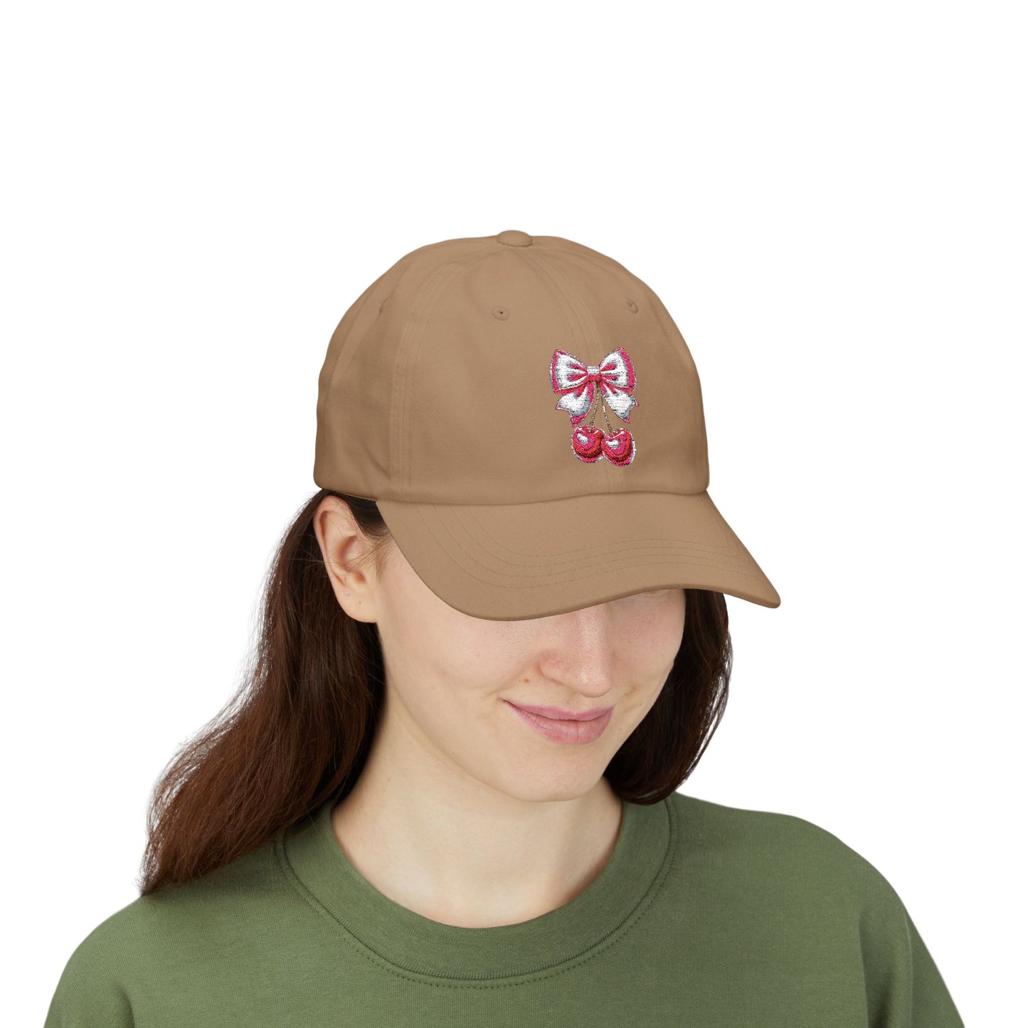 Chic Cherry Mom Cap - Stylish Sun Hat, Casual Unisex Cap, Spring Fashion, Gift for Her, Outdoor Activities