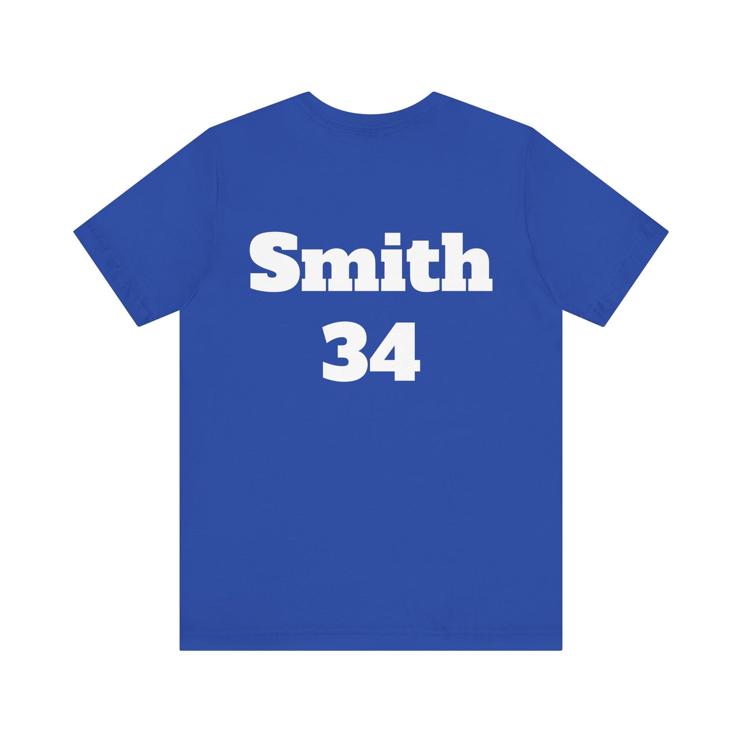 Grandma Baseball Tee with Personalized Name and Jersey Number on the back